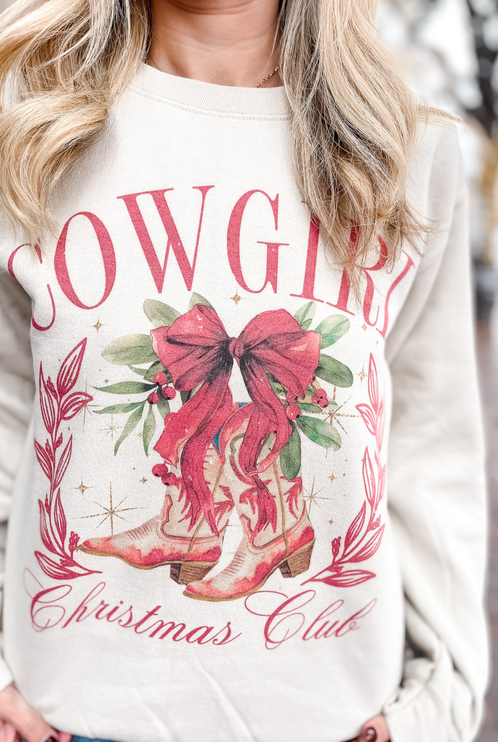 Cowgirl Christmas Club Sweatshirt