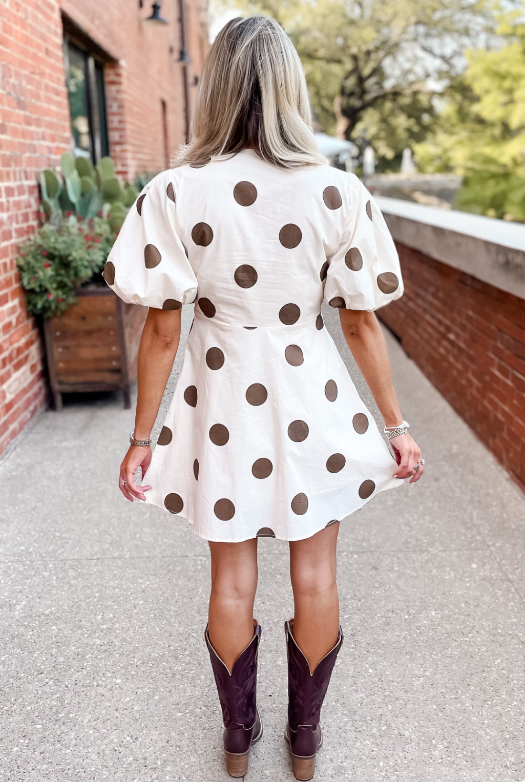 Dots Of Brown Dress