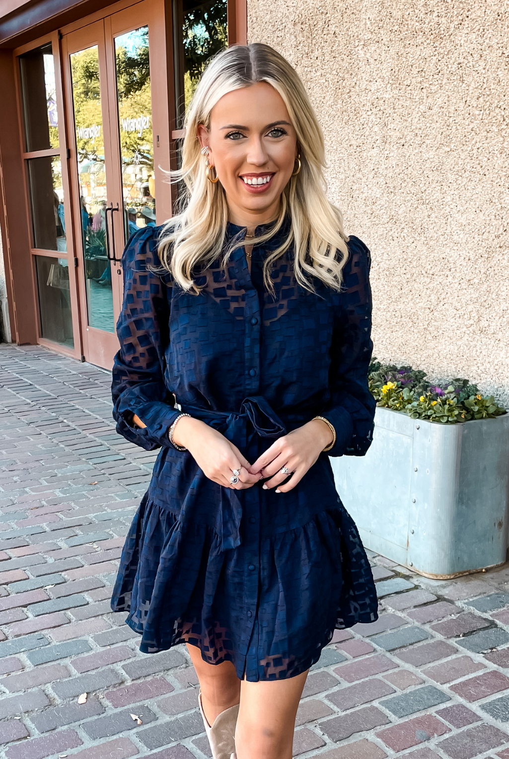 En Saison - Organza Shirt Dress