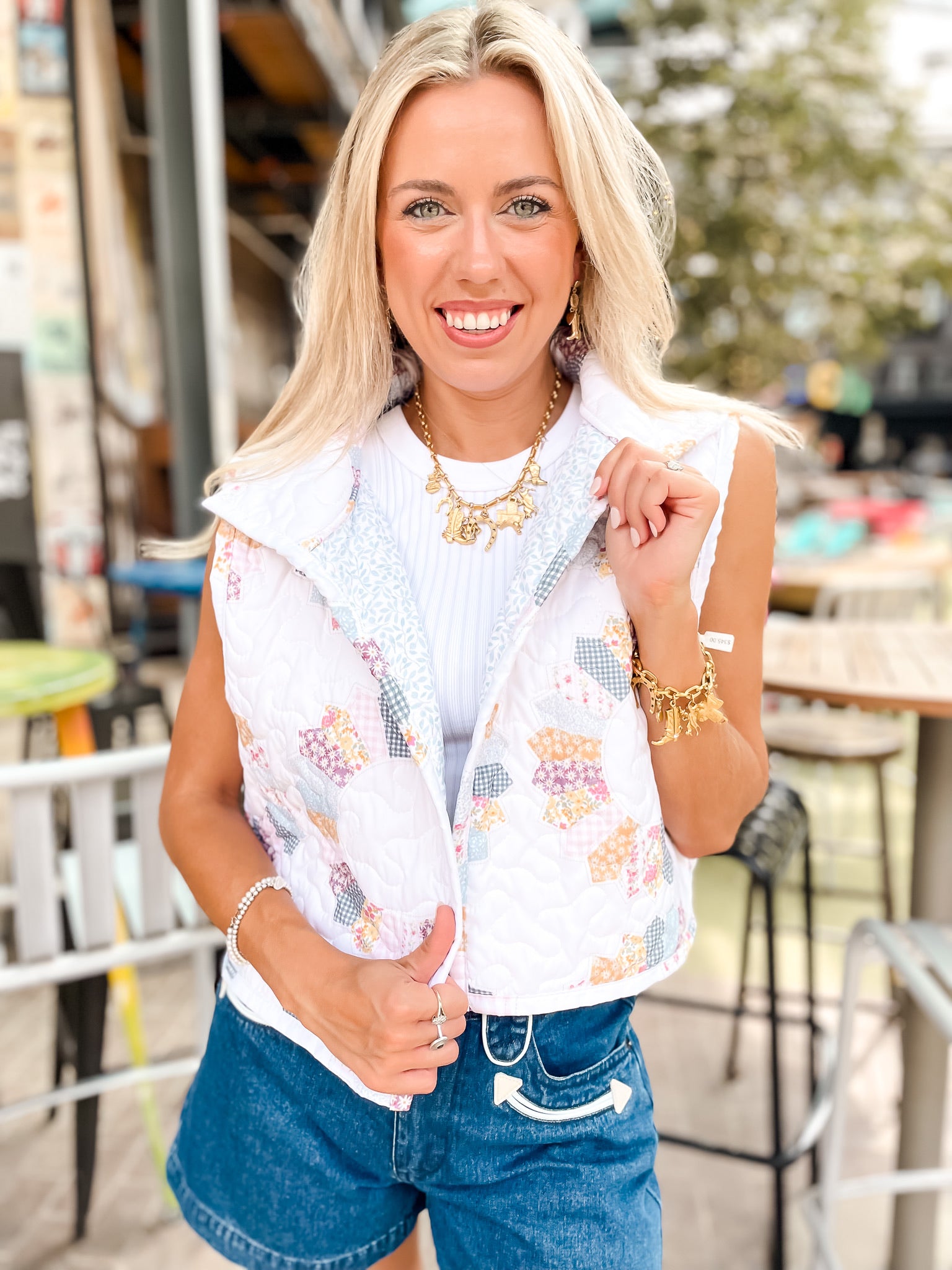 Pastel Dresden Cate Vest