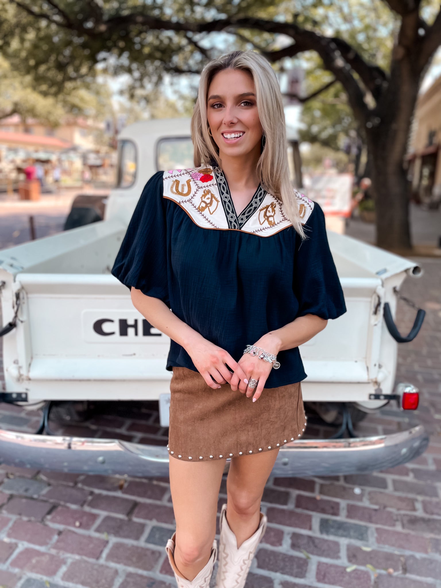 Coquette Equestrian Top