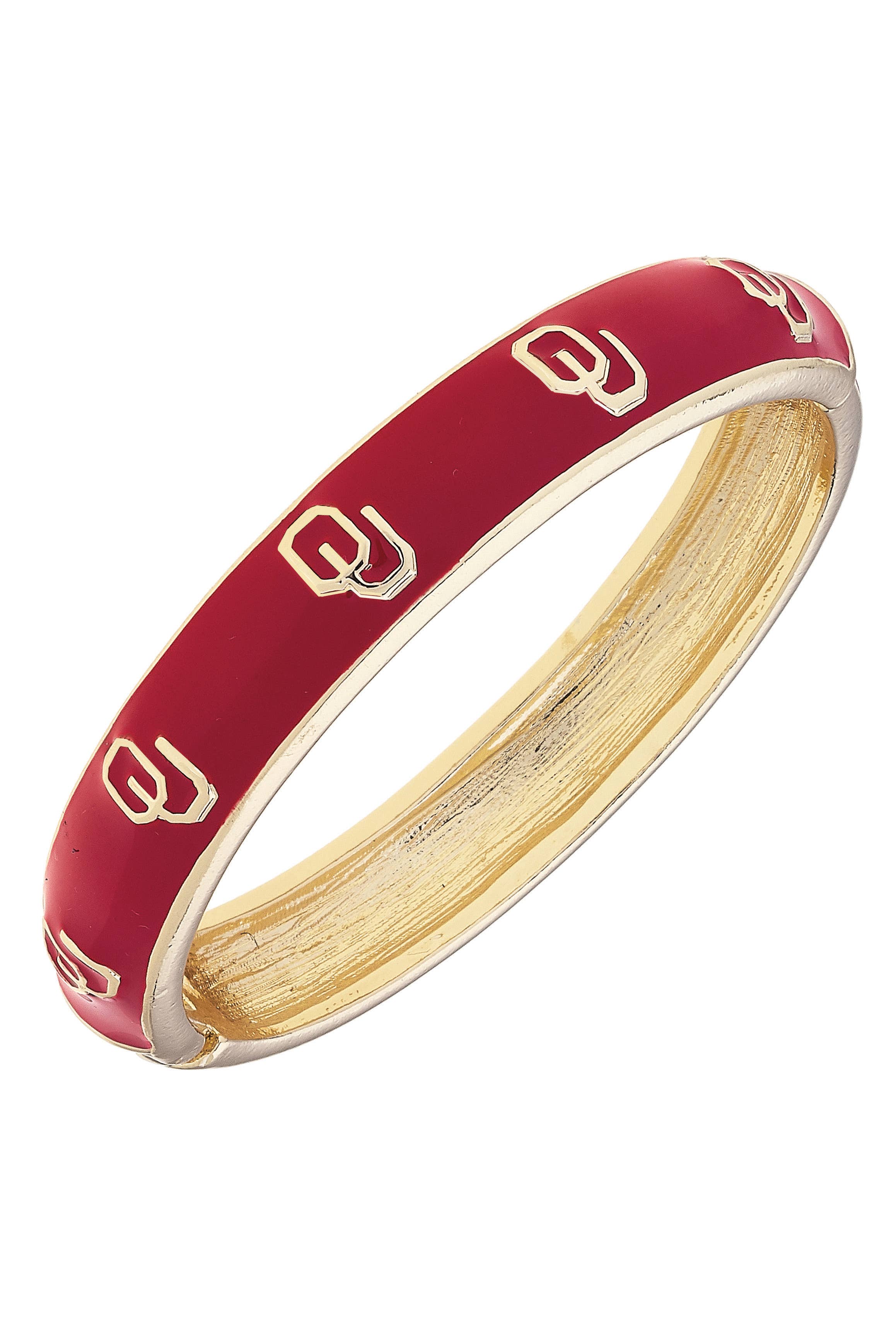 Oklahoma Sooners Hinged Bangle