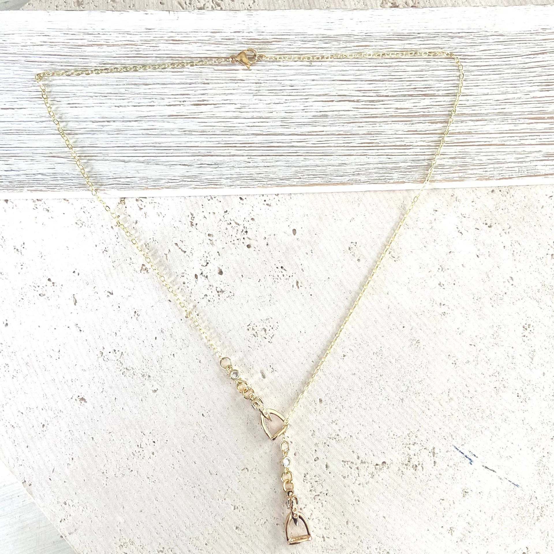 Horse Bit Stirrup Necklace