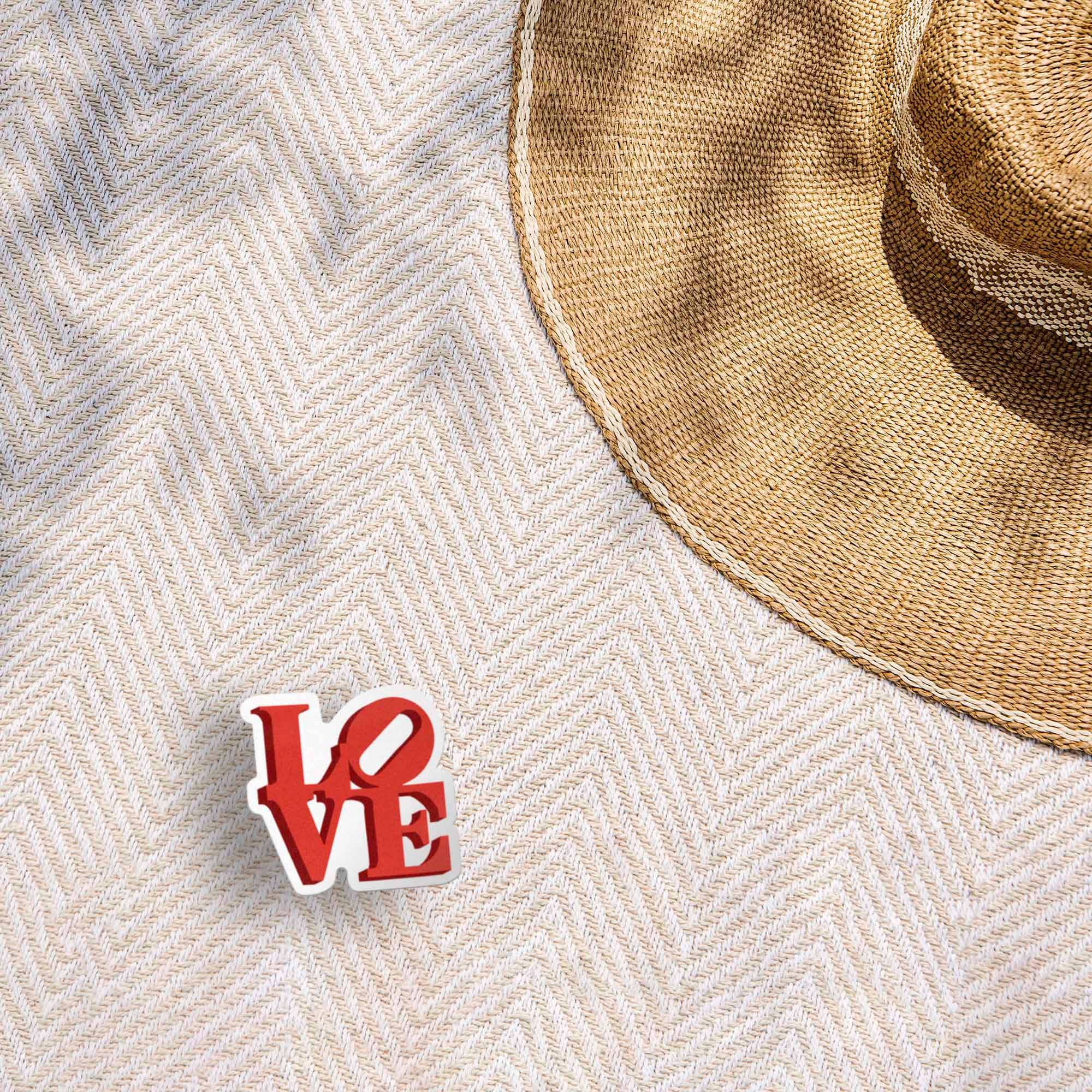 LOVE Sticker - Tucker Brown