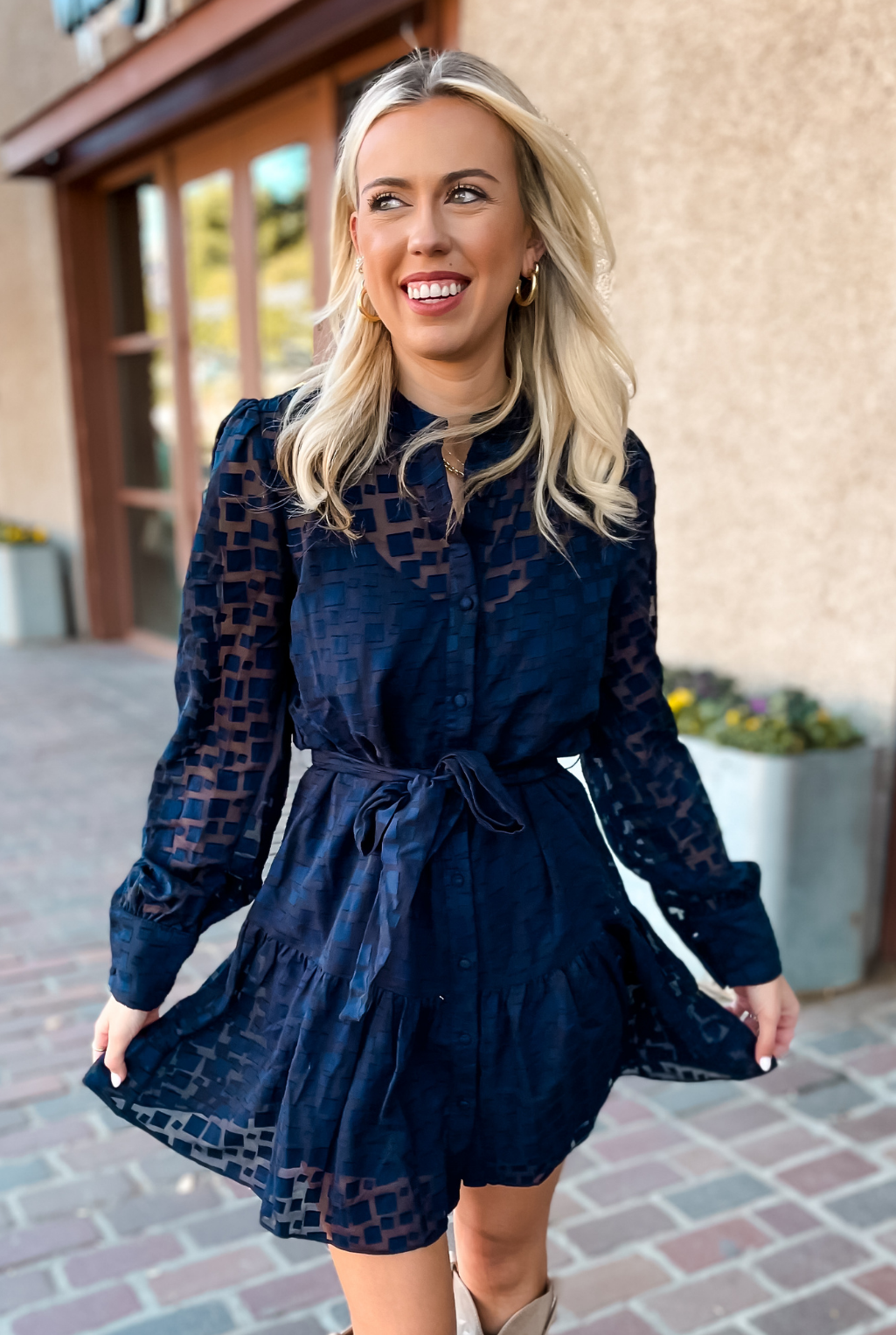 En Saison - Organza Shirt Dress