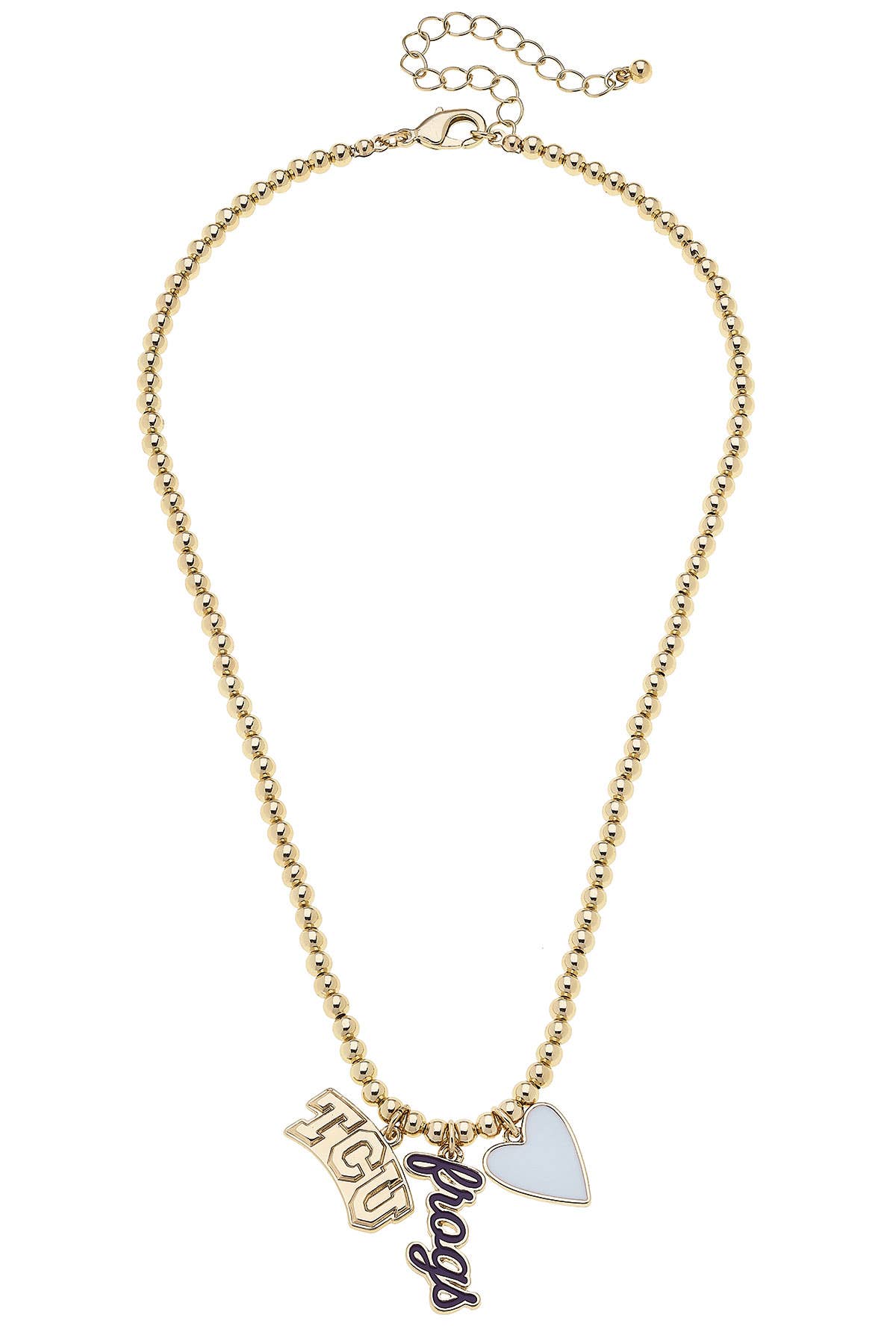 TCU Horned Frogs Charm Necklace