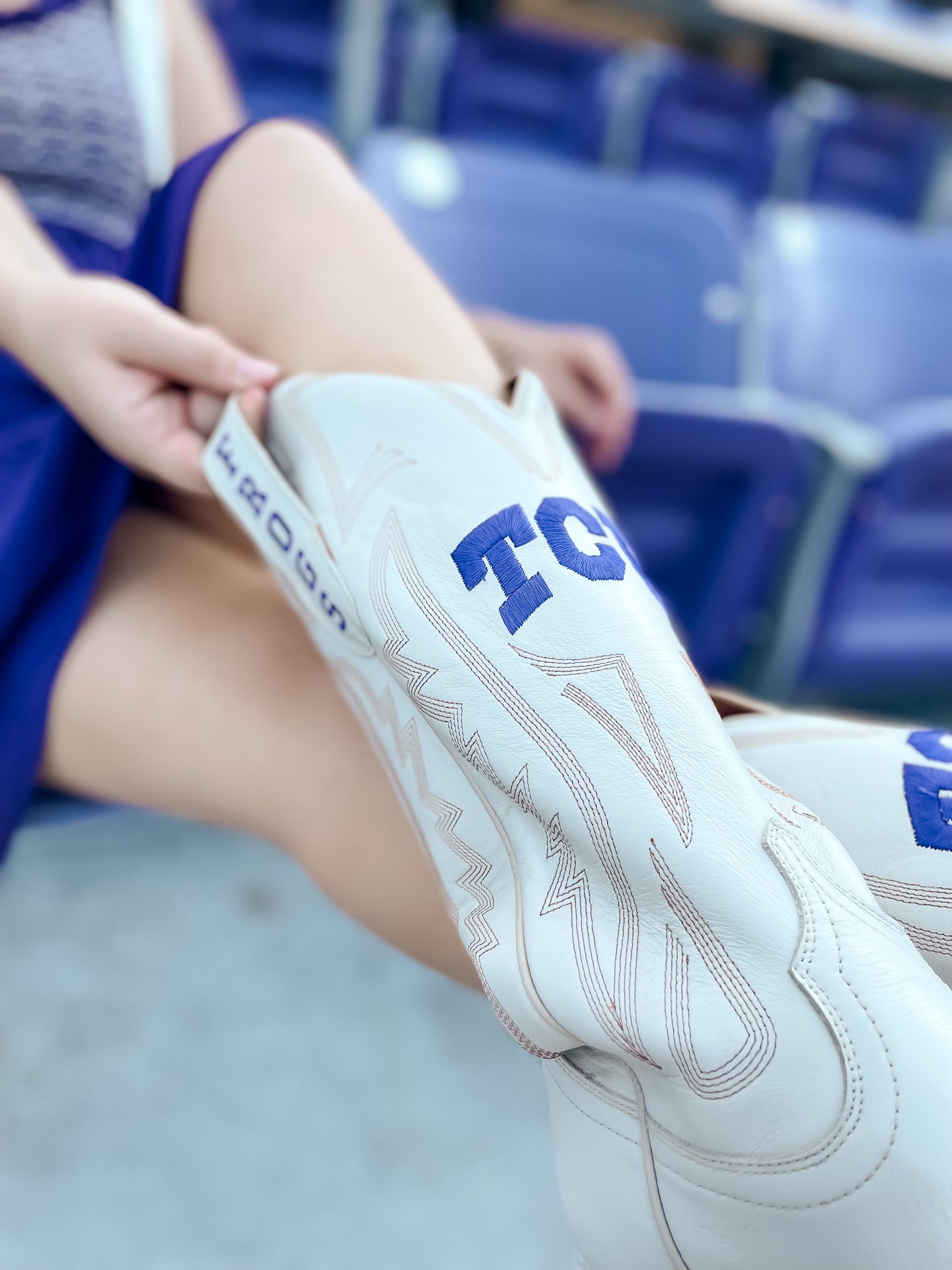 TCU Game Day Boots