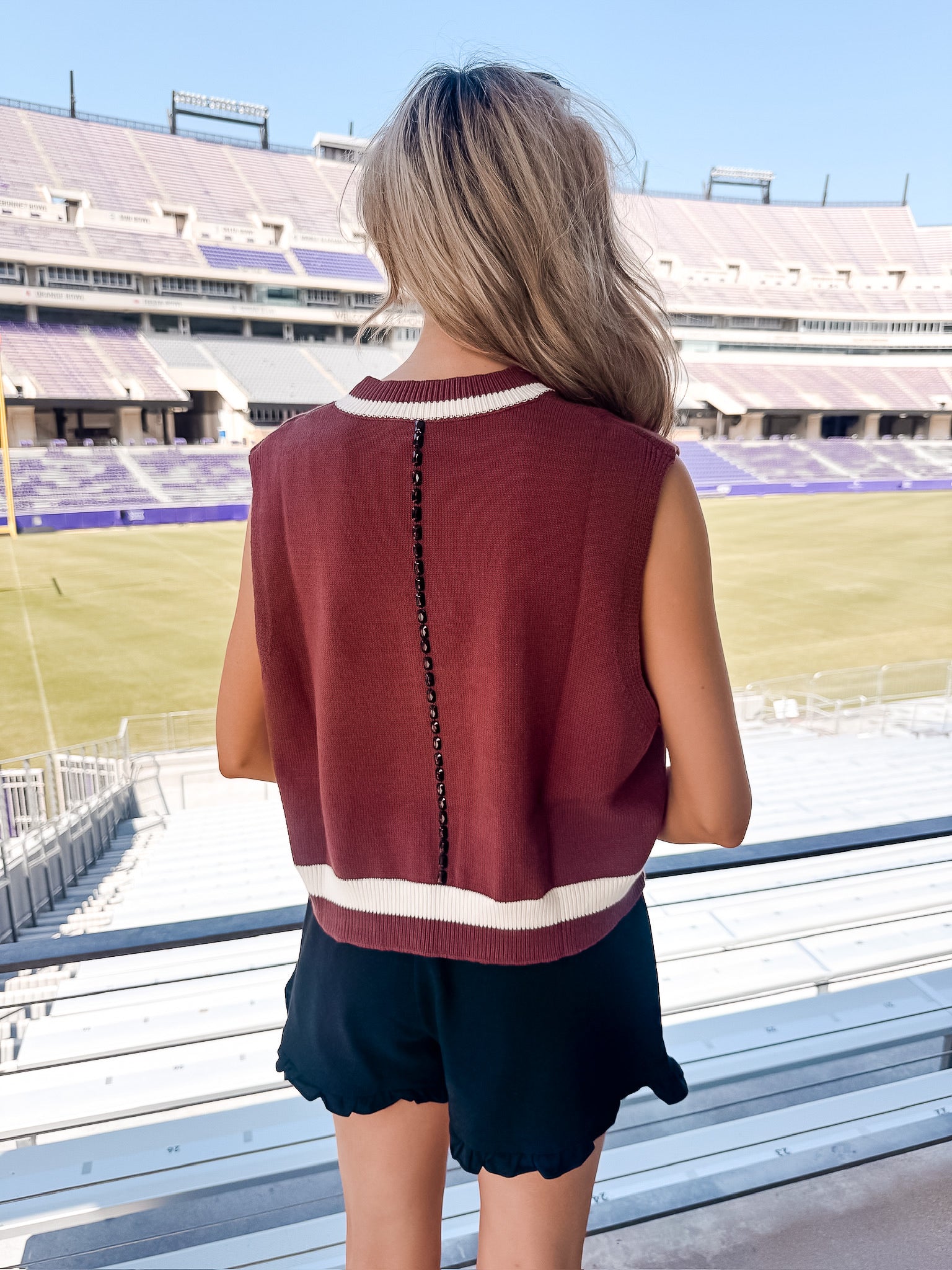Football Sweater Vest