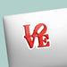 LOVE Sticker - Tucker Brown