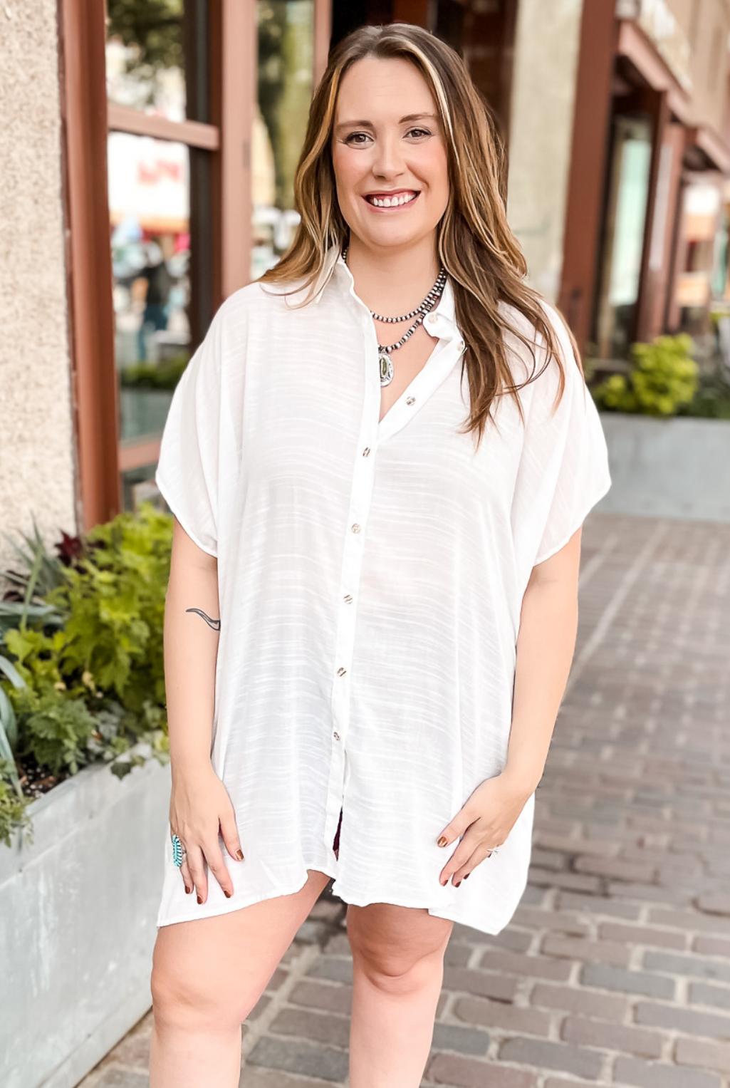 Subtle Summer Top - White