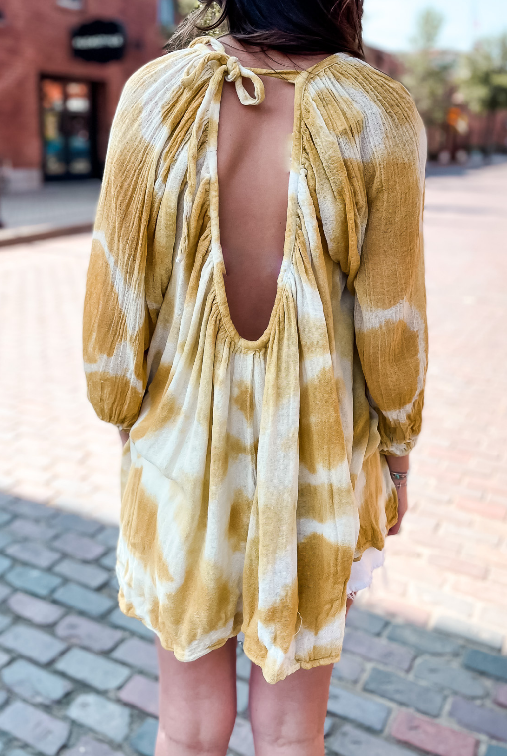 Basilica Tunic Dress - Mustard