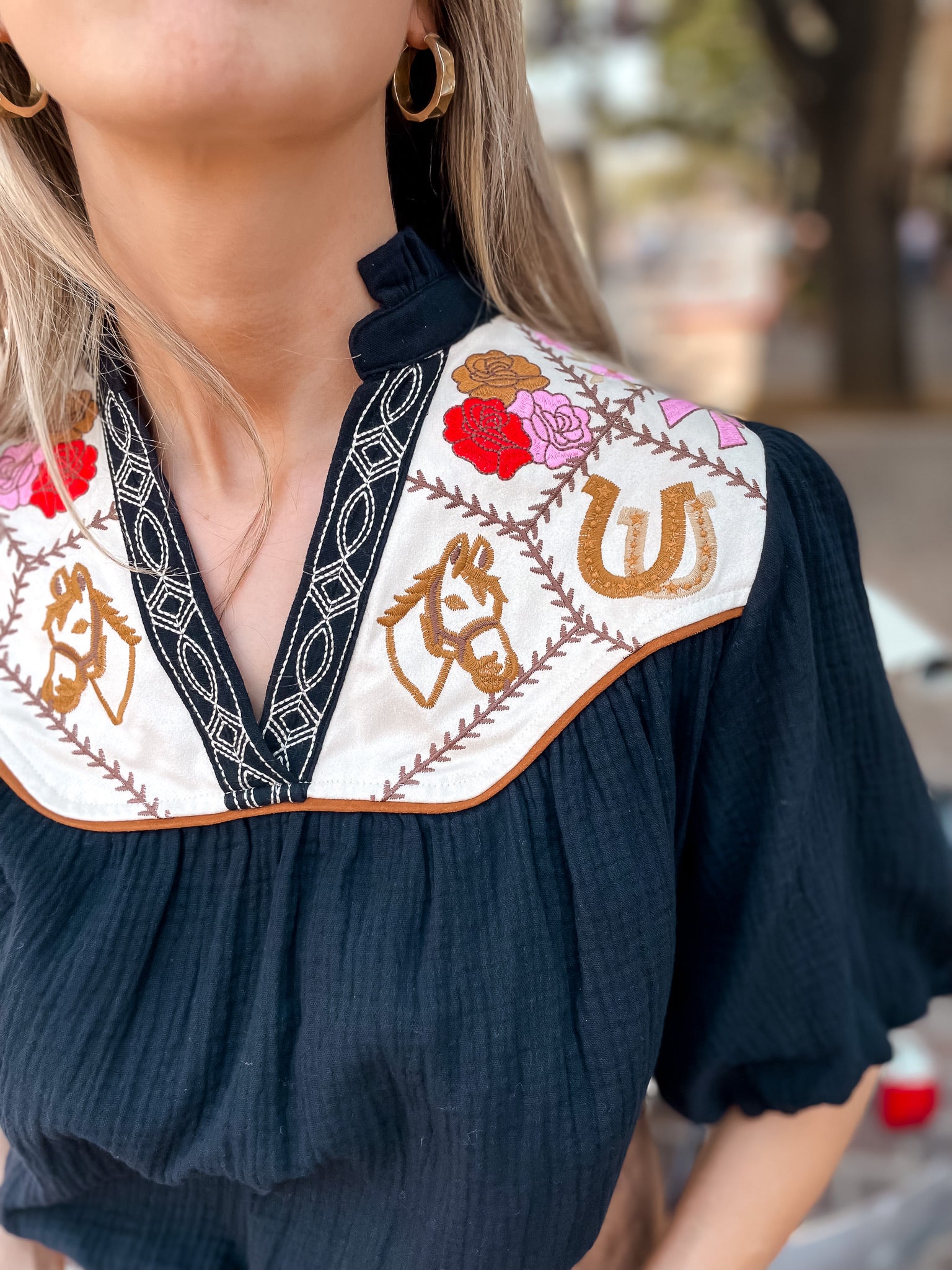 Coquette Equestrian Top