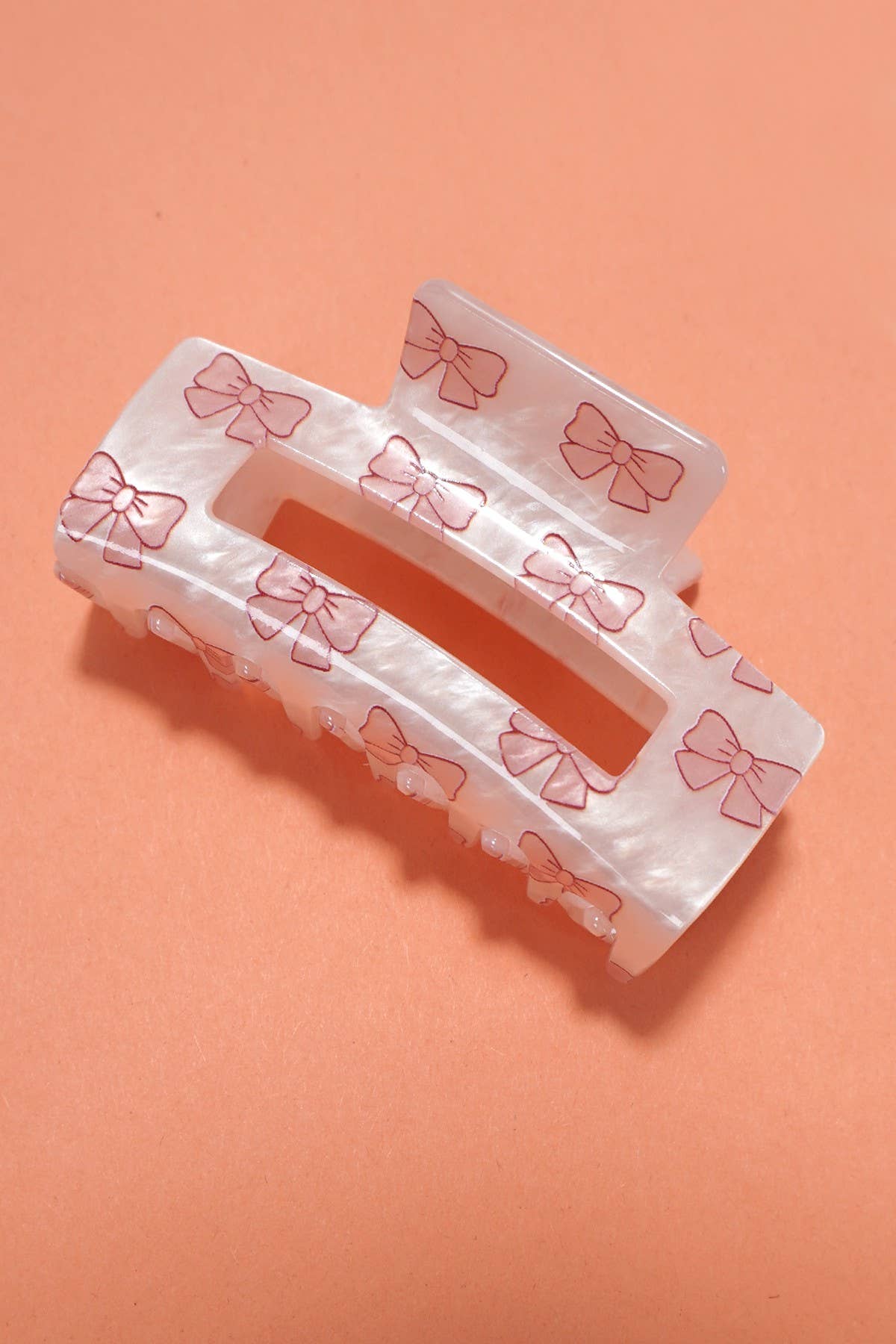 Pink Bows Hair Clip