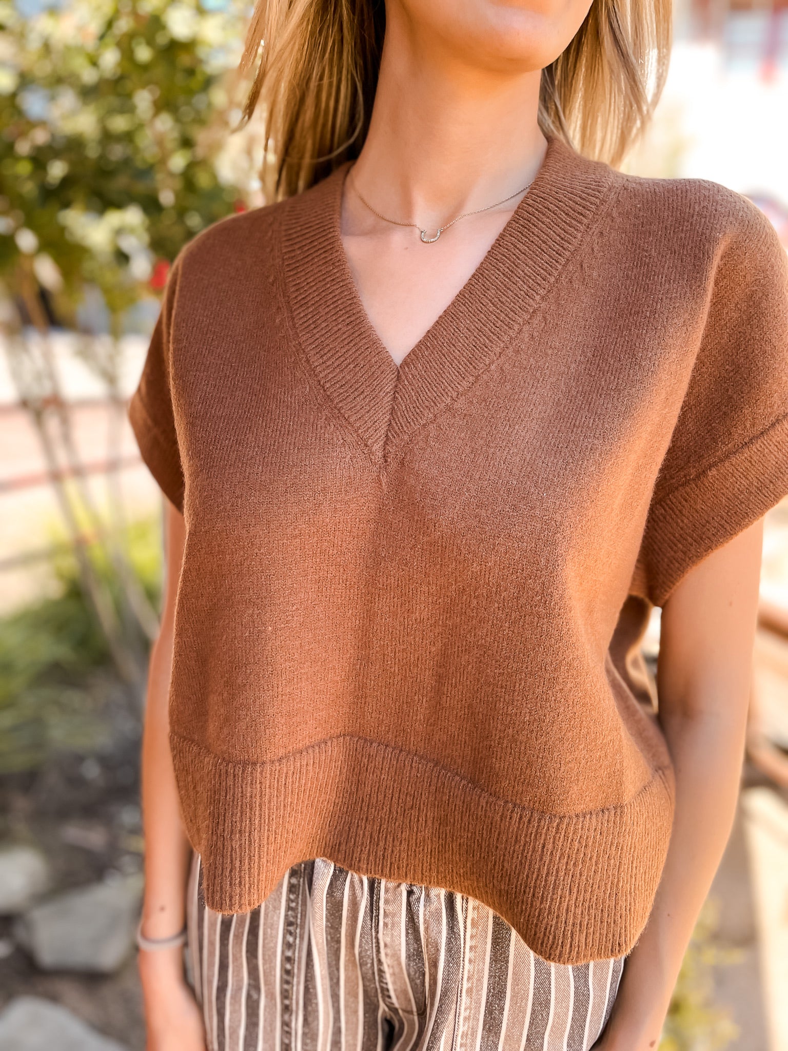 Box It V-Neck Sweater