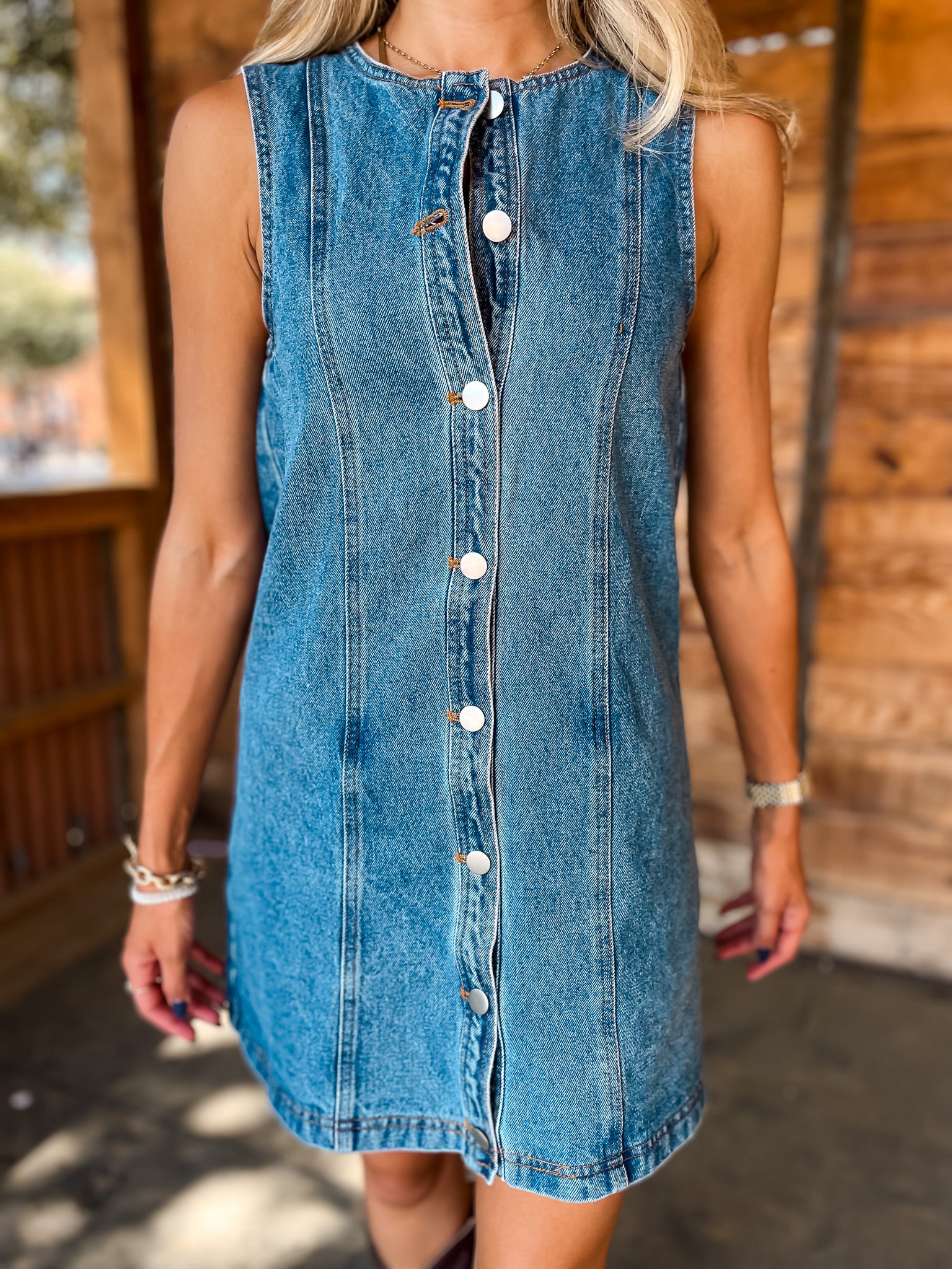 Megan Denim Dress