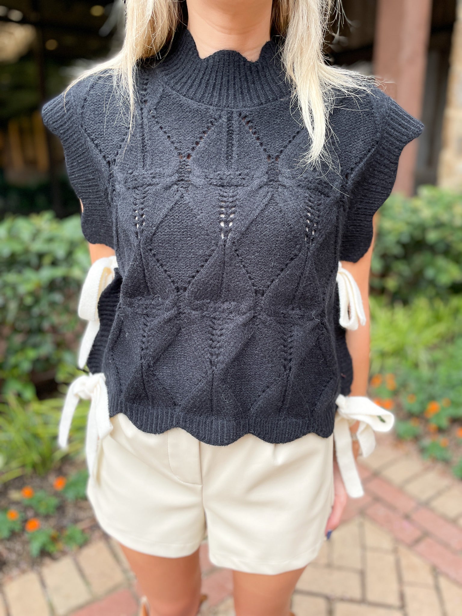 It's A Tie Sweater - Black