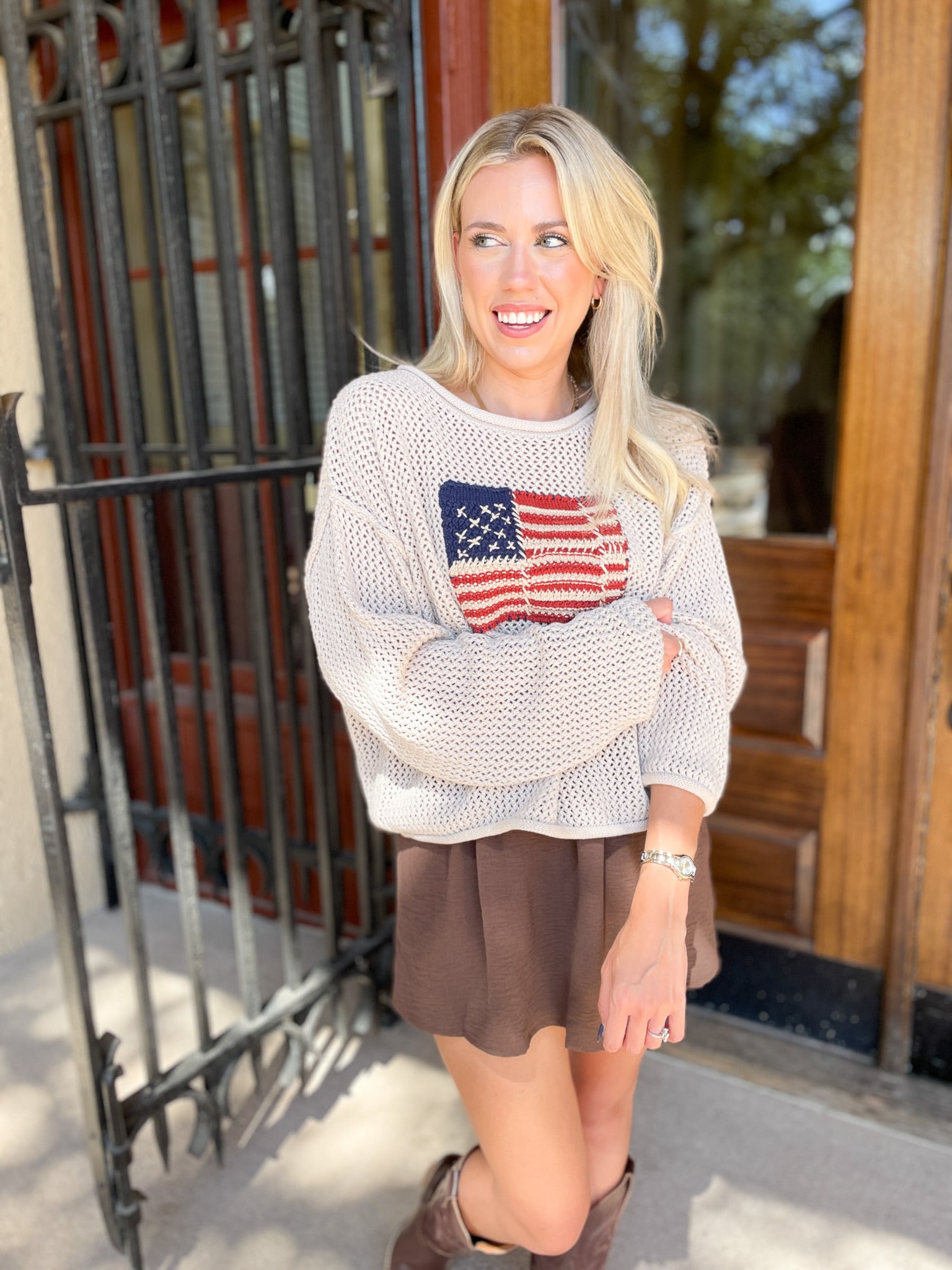 Betsy Ross Sweater - Beige