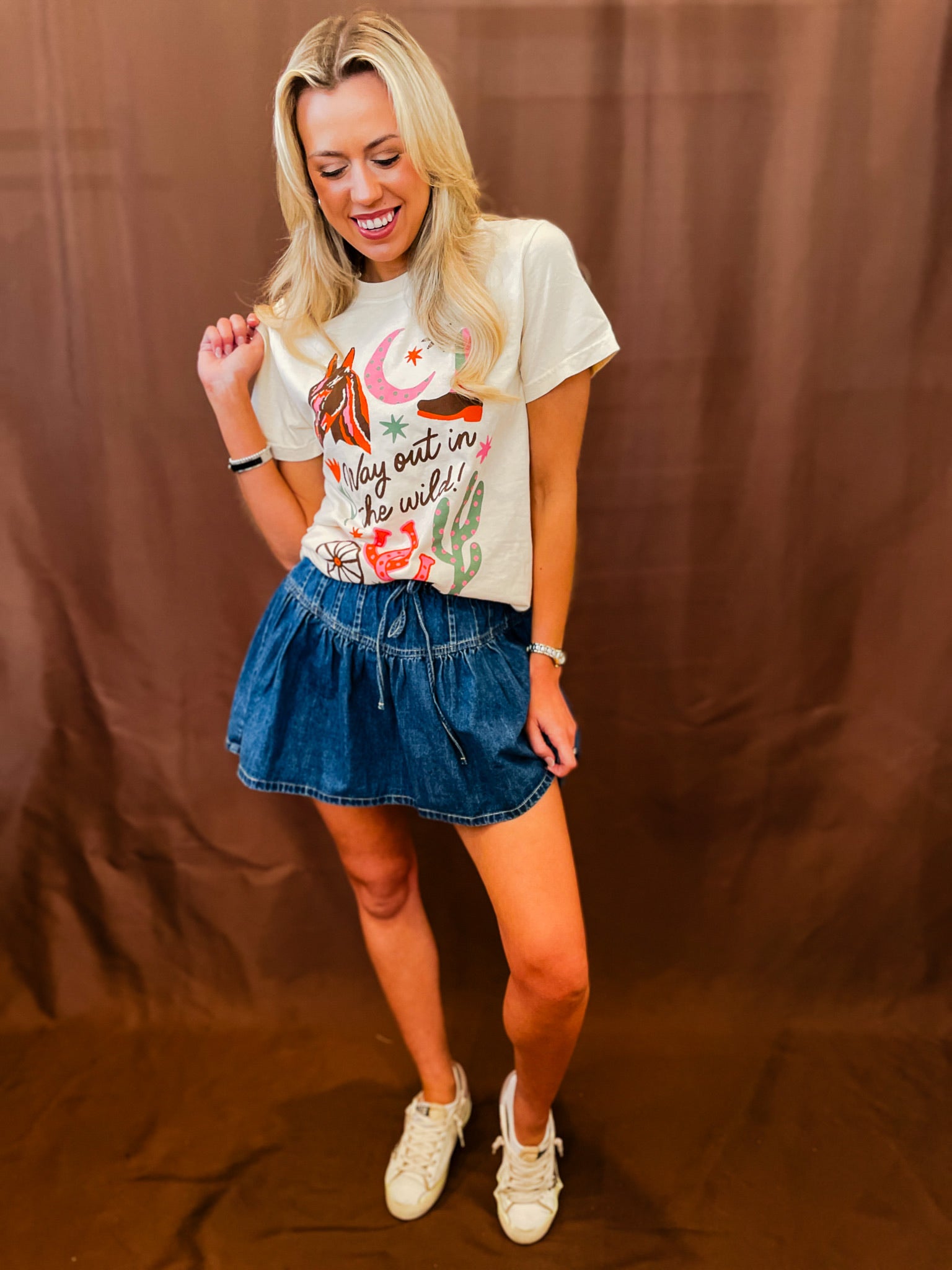 Dolly Denim Mini Skirt