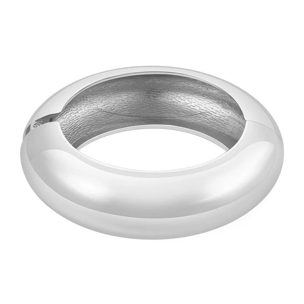 Blaise Statement Bangle - Silver