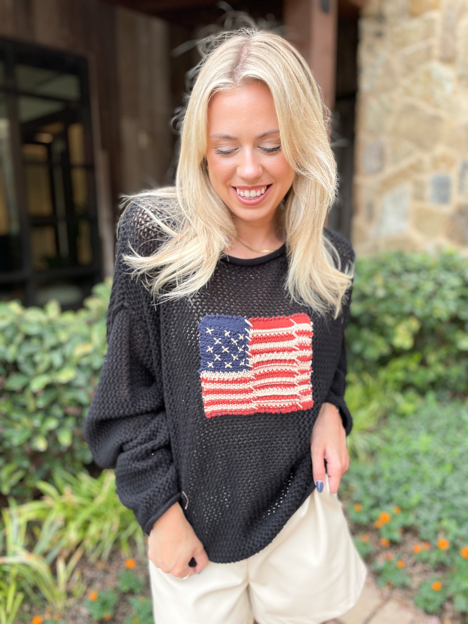 Betsy Ross Sweater - Black