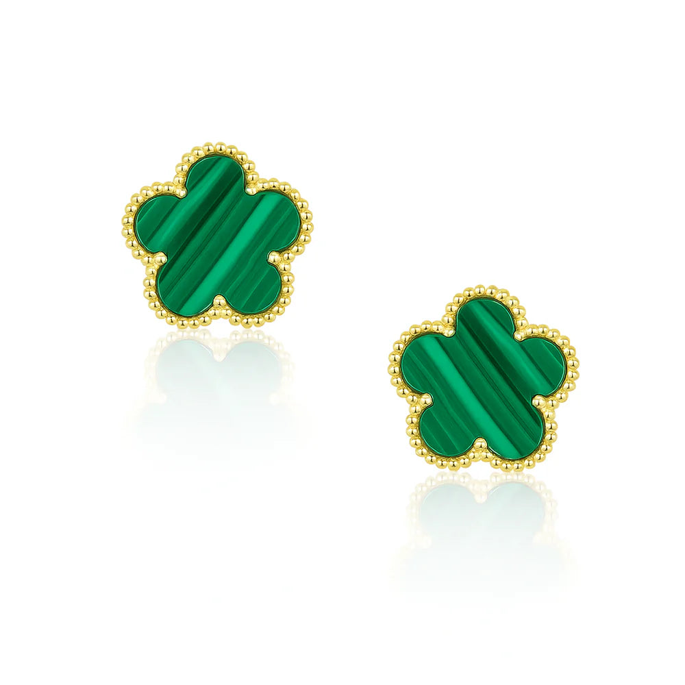 Adeline Clover Earring - Green