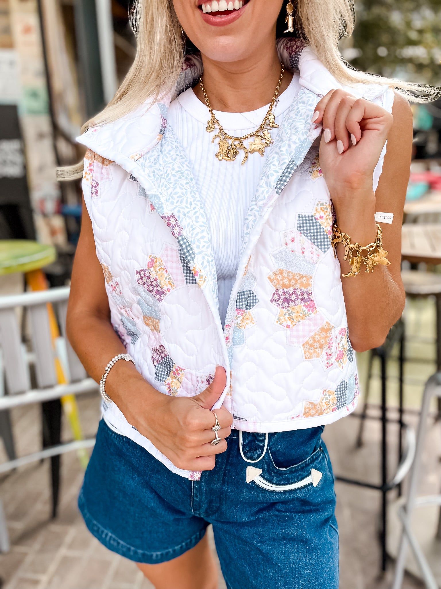 Pastel Dresden Cate Vest