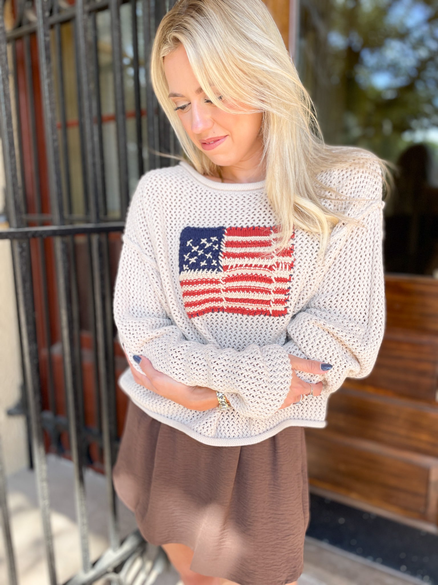 Betsy Ross Sweater - Beige