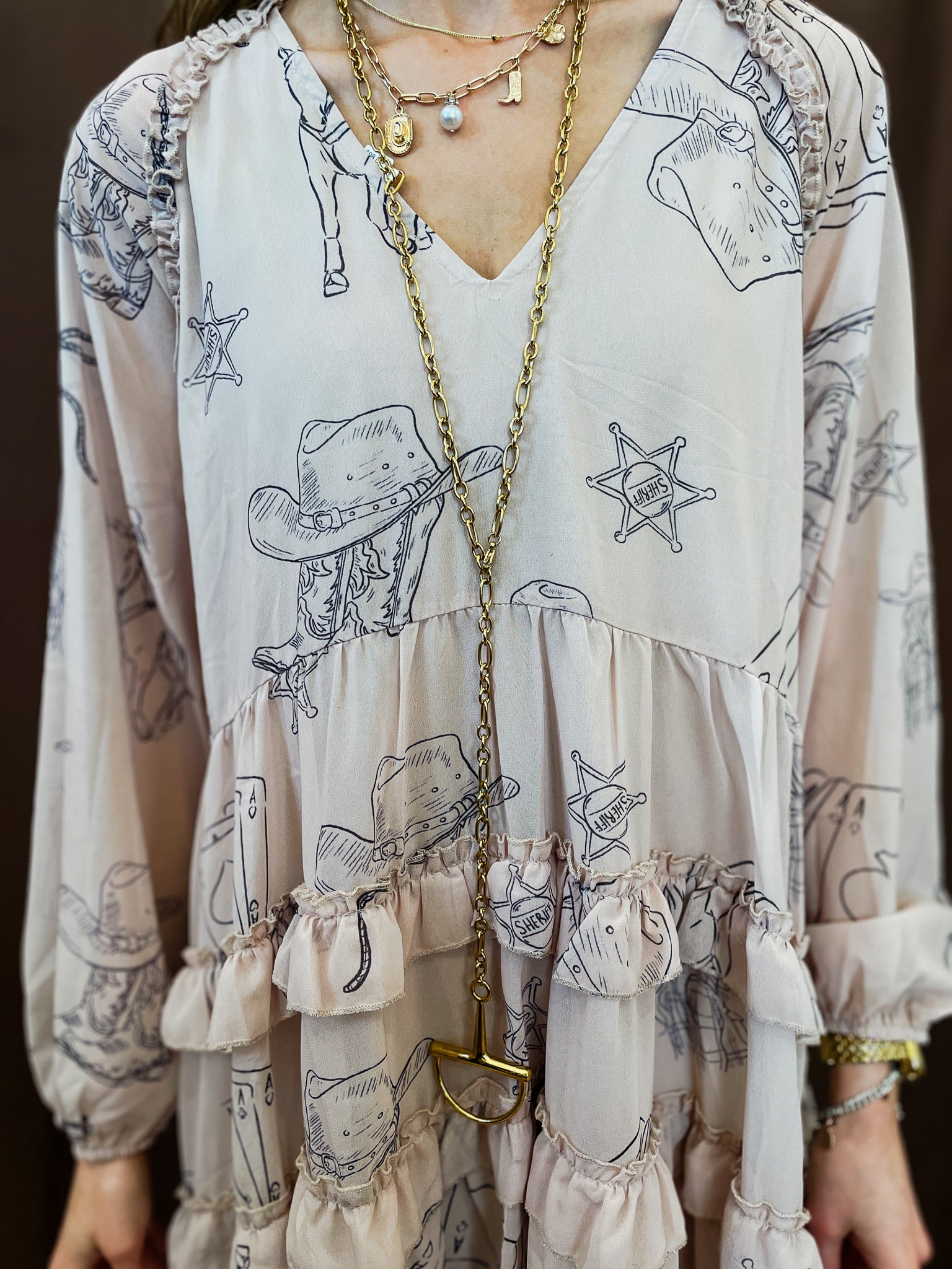 Large Horse Bit Necklace