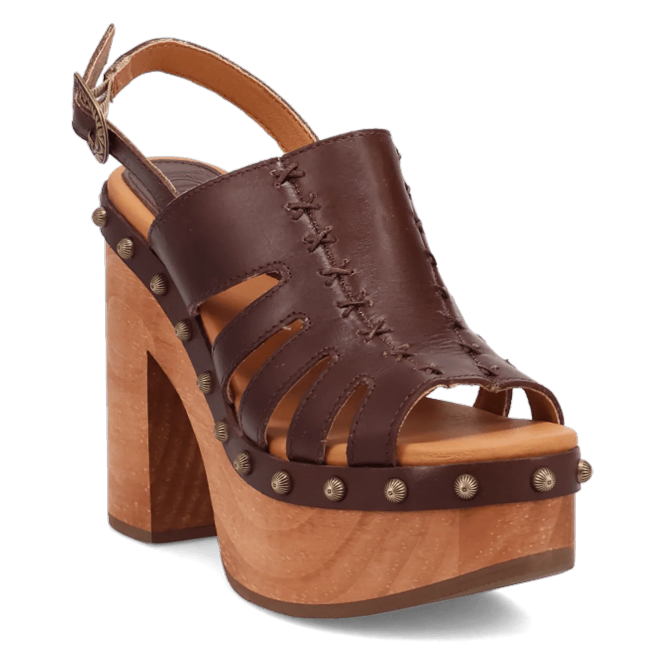 Gema Wedge Heel - Brown