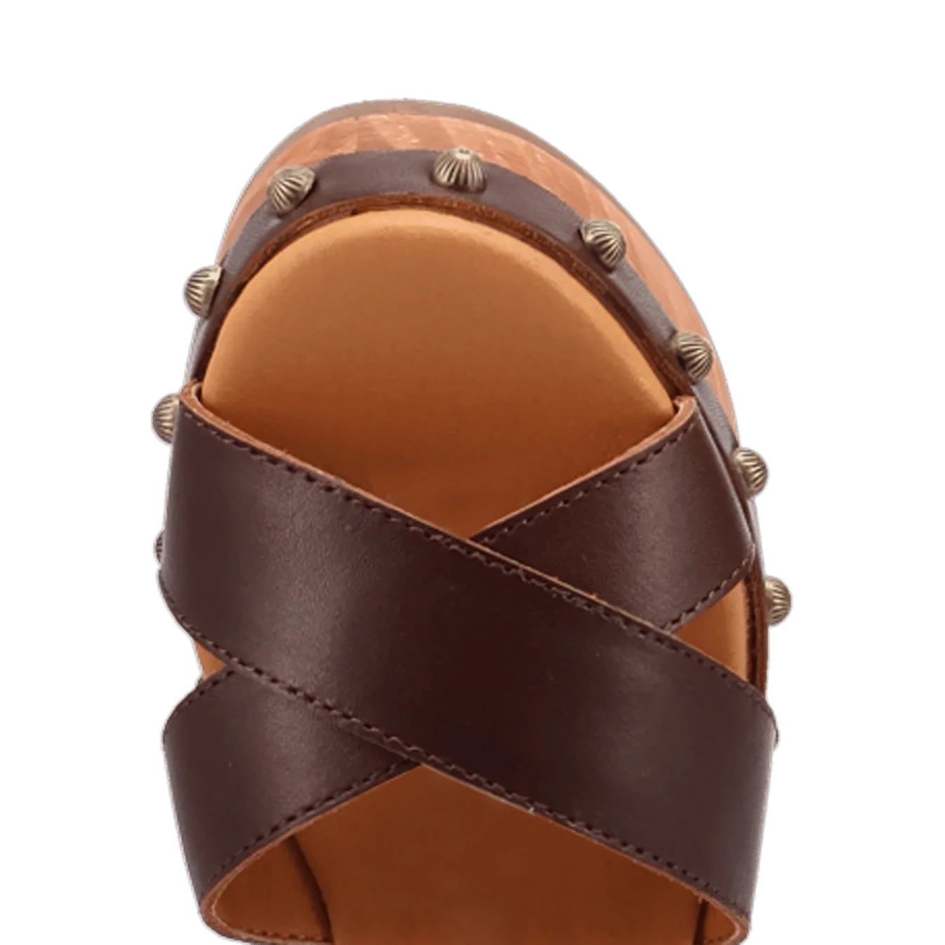 Lotus Wedge Heel - Brown