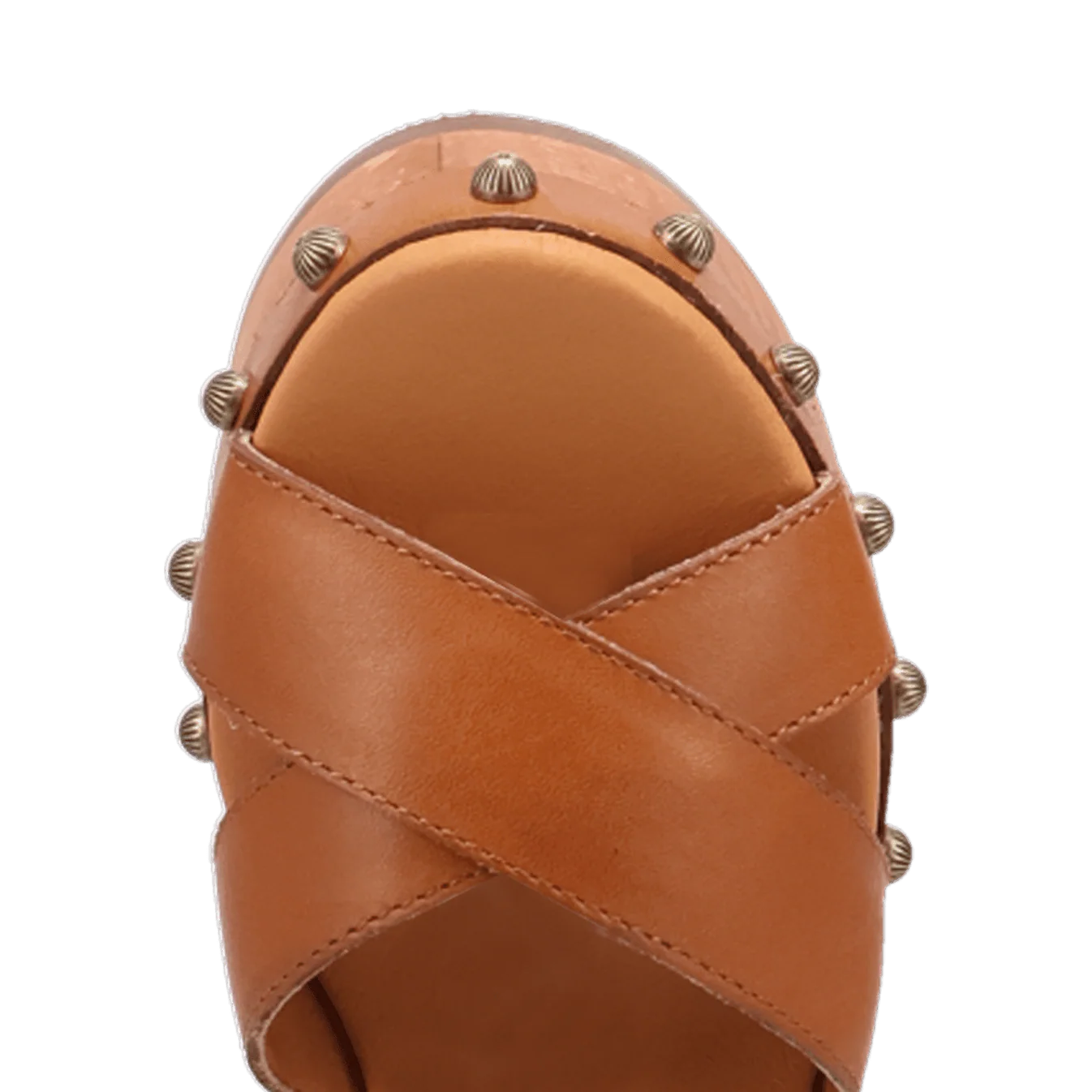 Lotus Wedge Heel - Tan