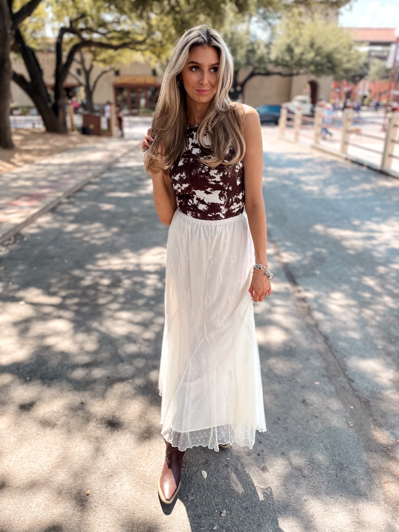 Sleeveless Cattleman Top