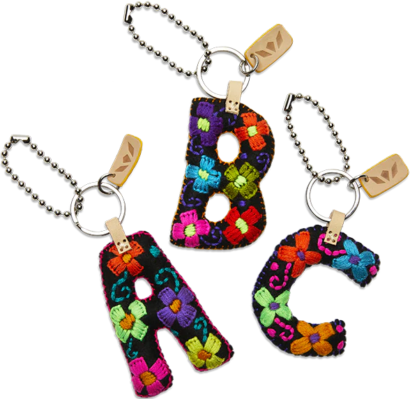 Letter Bag Charm