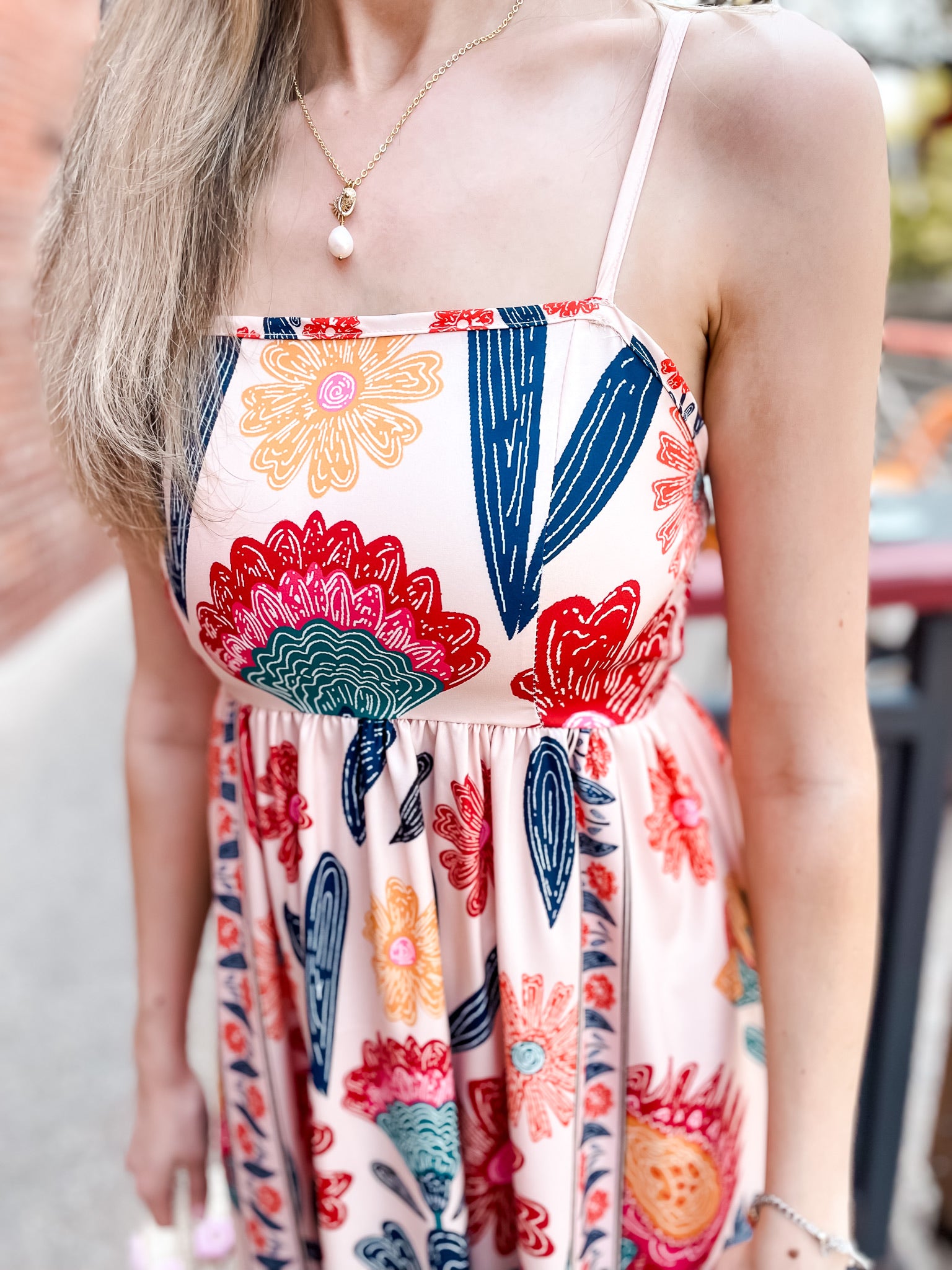 Festive Floral Dress