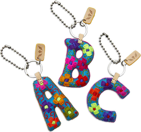 Letter Bag Charm