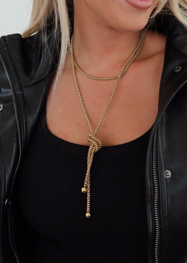 Small Alex Necklace - Tucker Brown