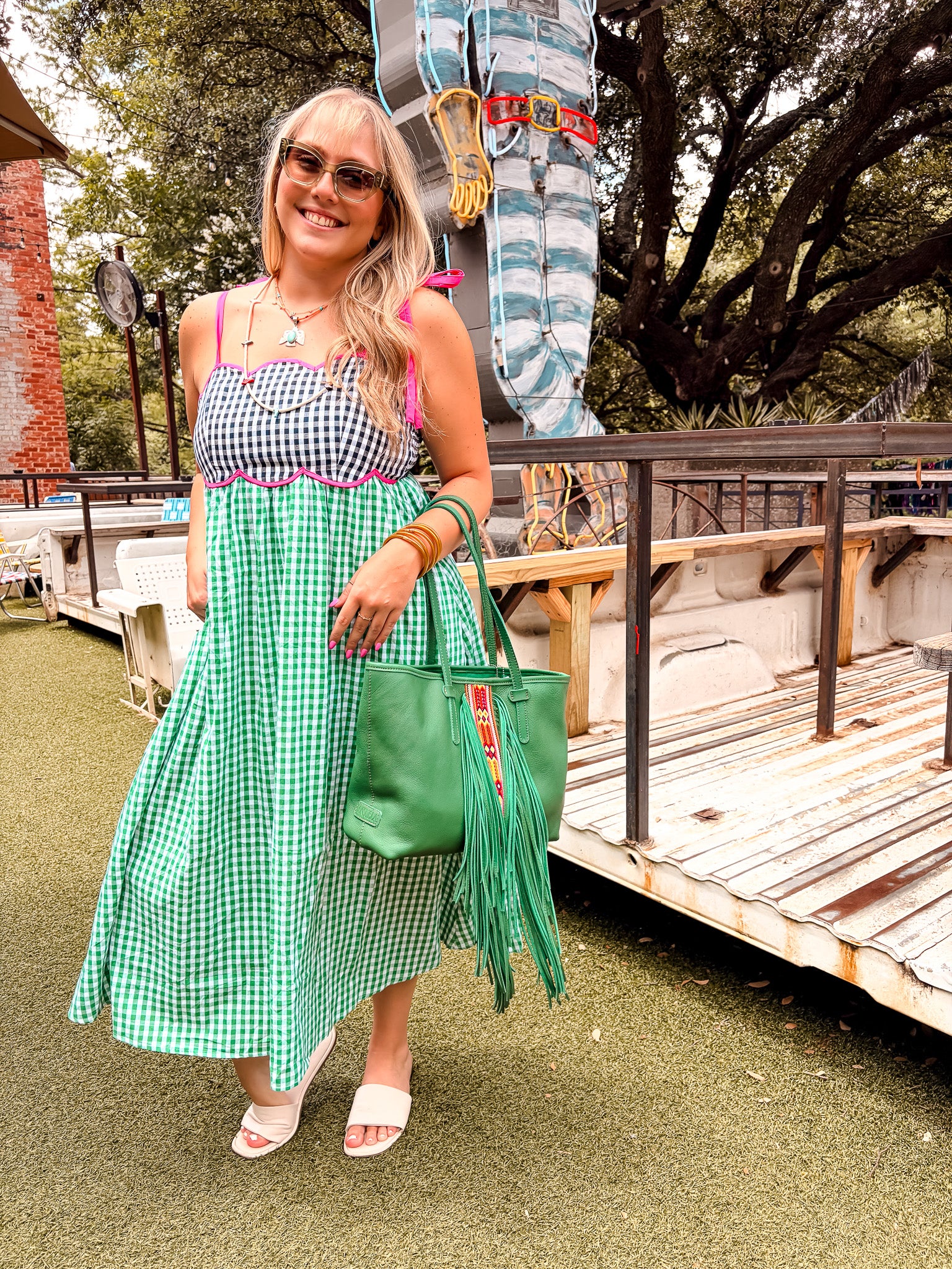 Sara Gingham Dress