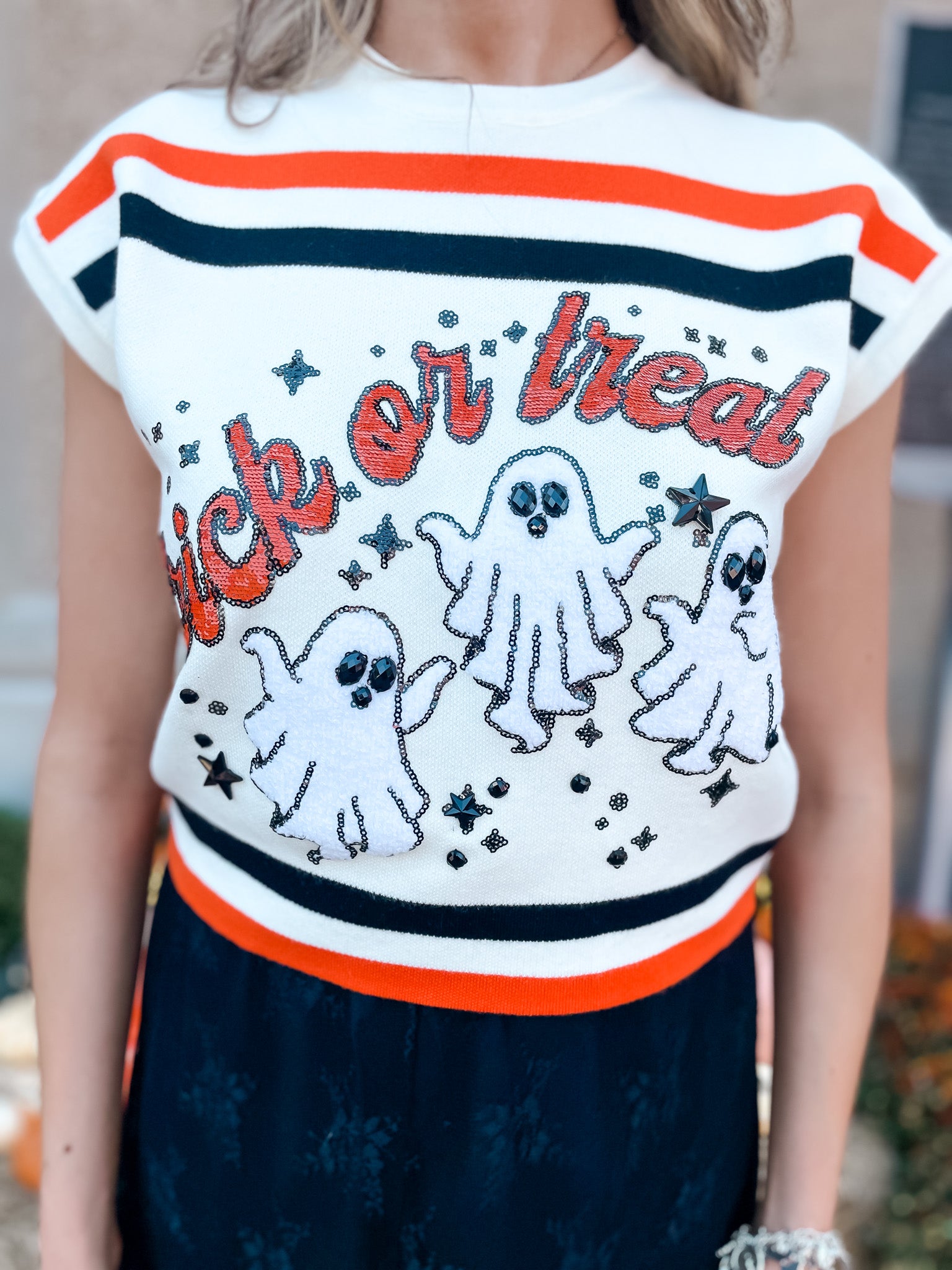 Queen Of Sparkles - Trick Or Treat Sweater Vest