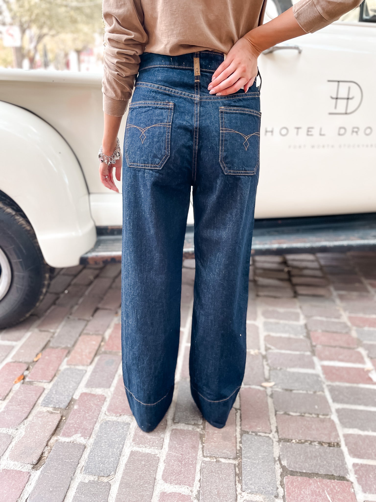Western Utility Wide Leg Jean