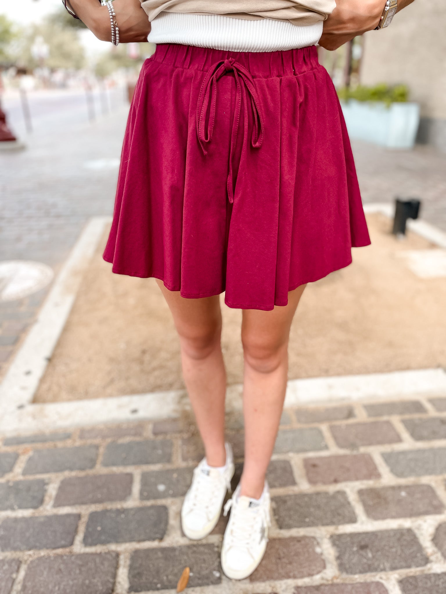 She's A Gem Skort - Garnet