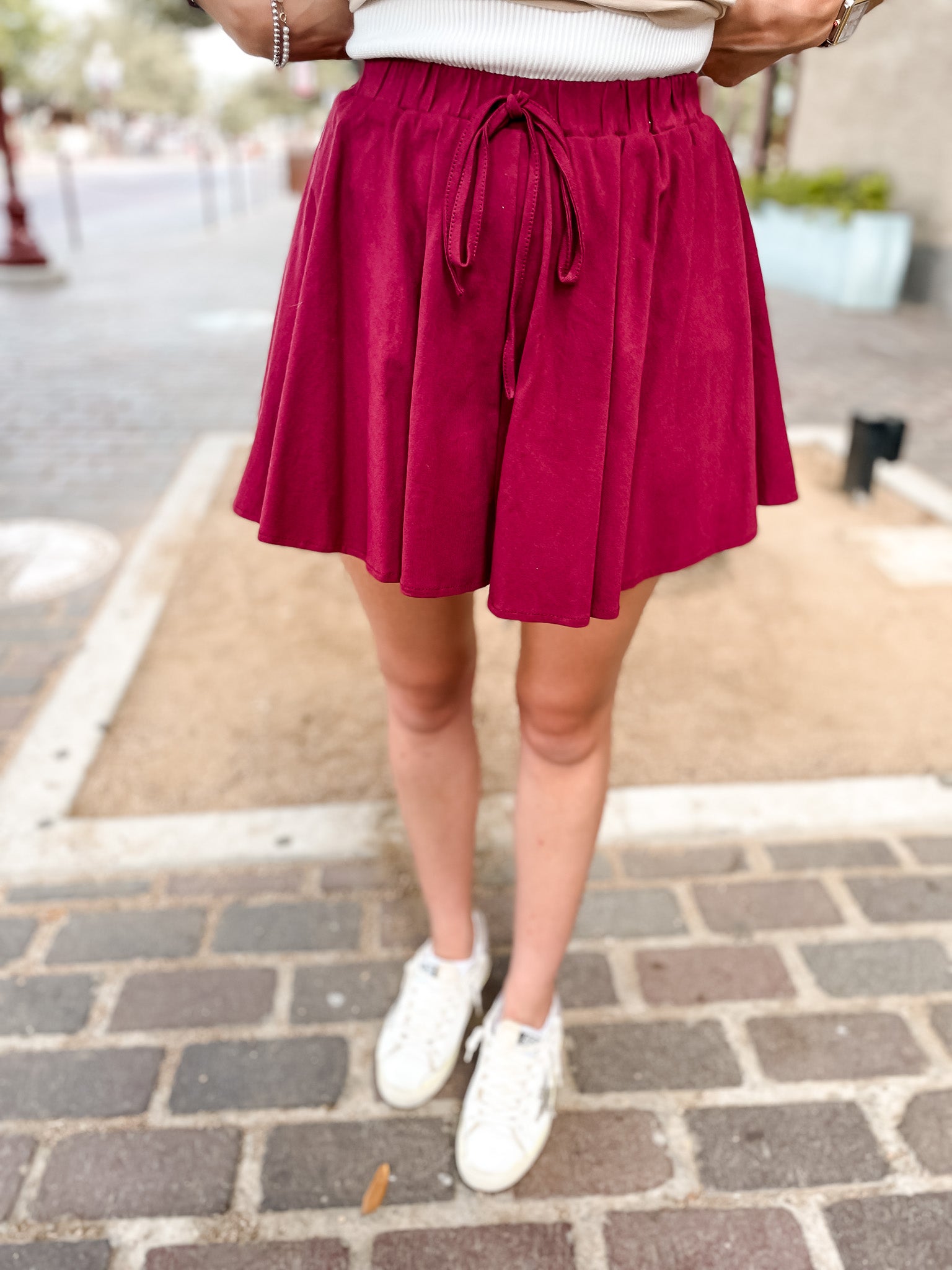 She's A Gem Skort - Garnet