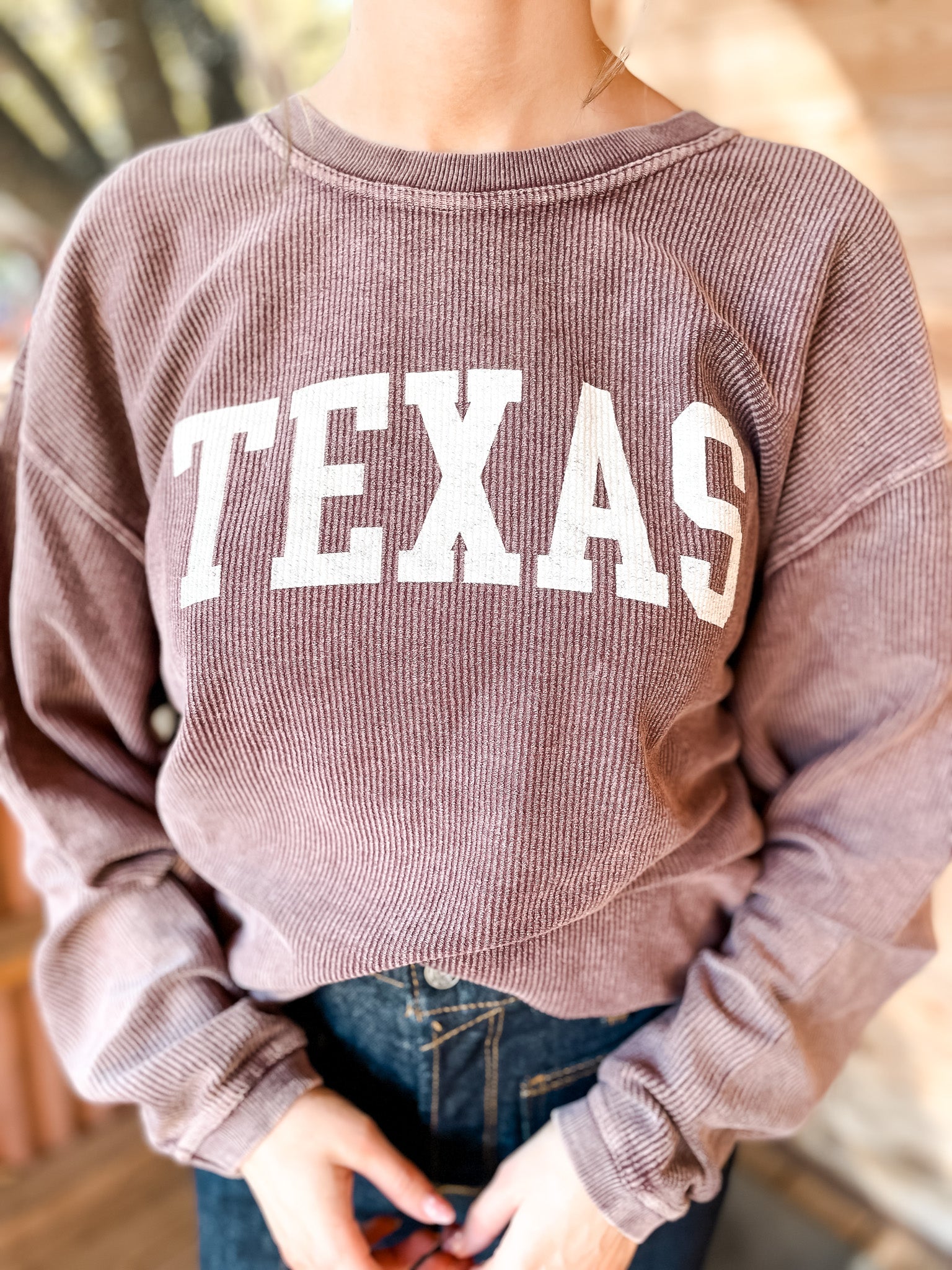 TEXAS Thermal Pullover - Plum