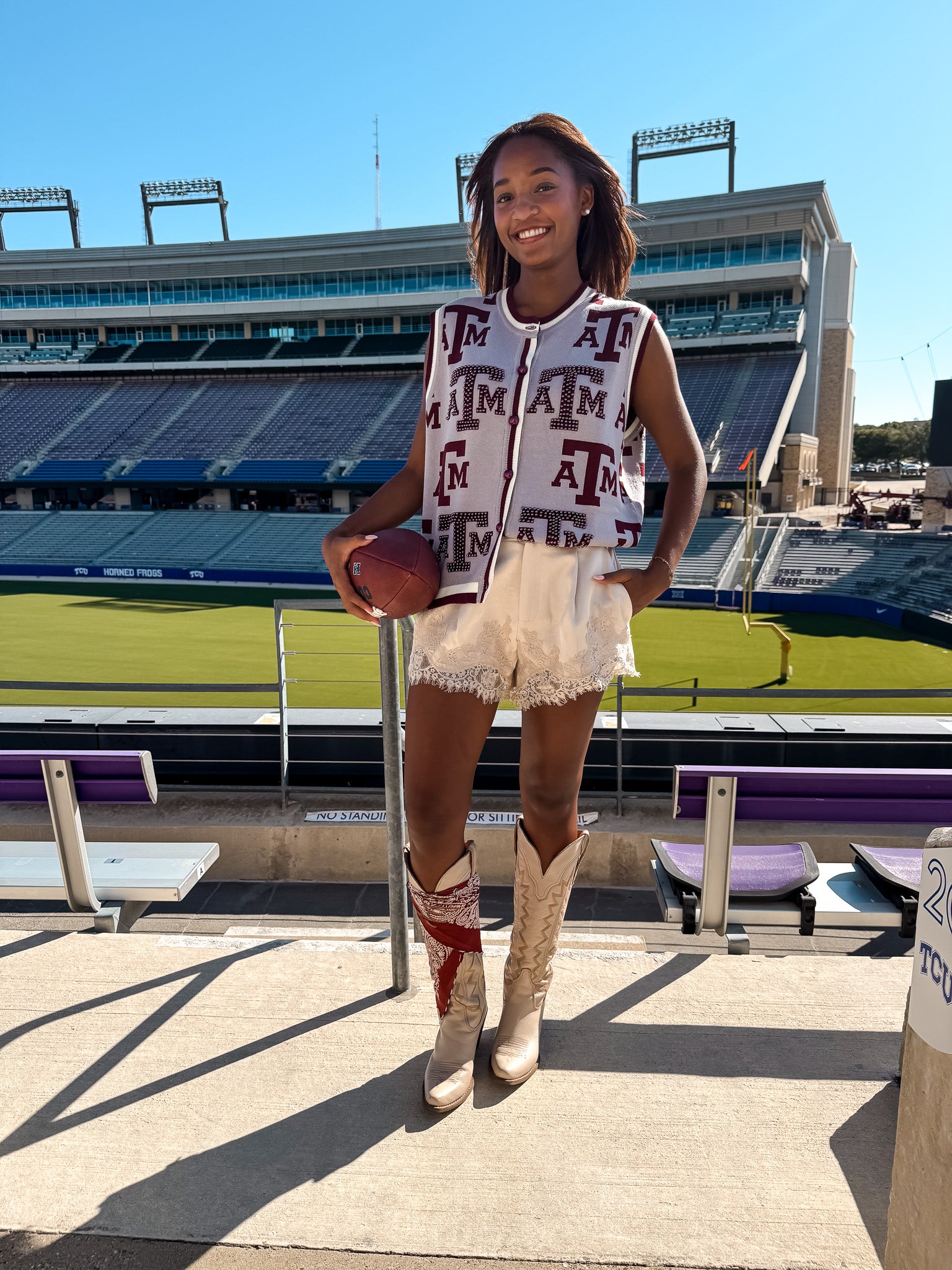 A&M Rhinestone Tank