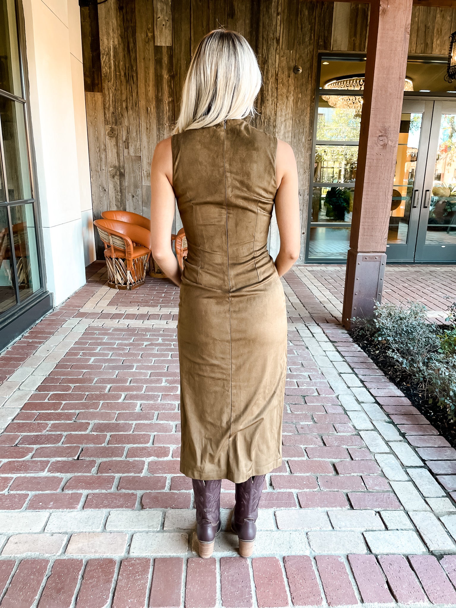 Keegan Faux Suede Dress