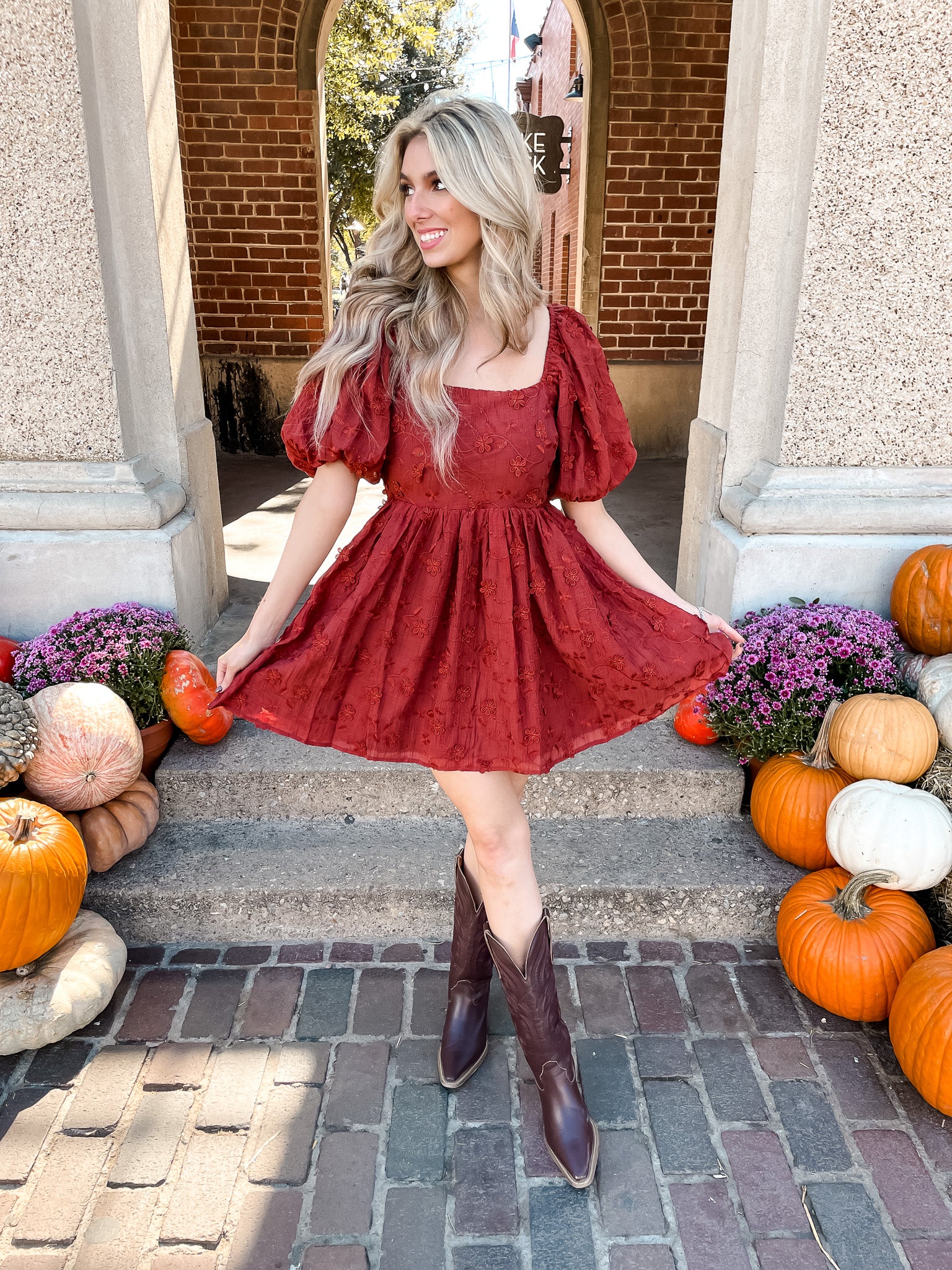Merlot The Merrier Dress