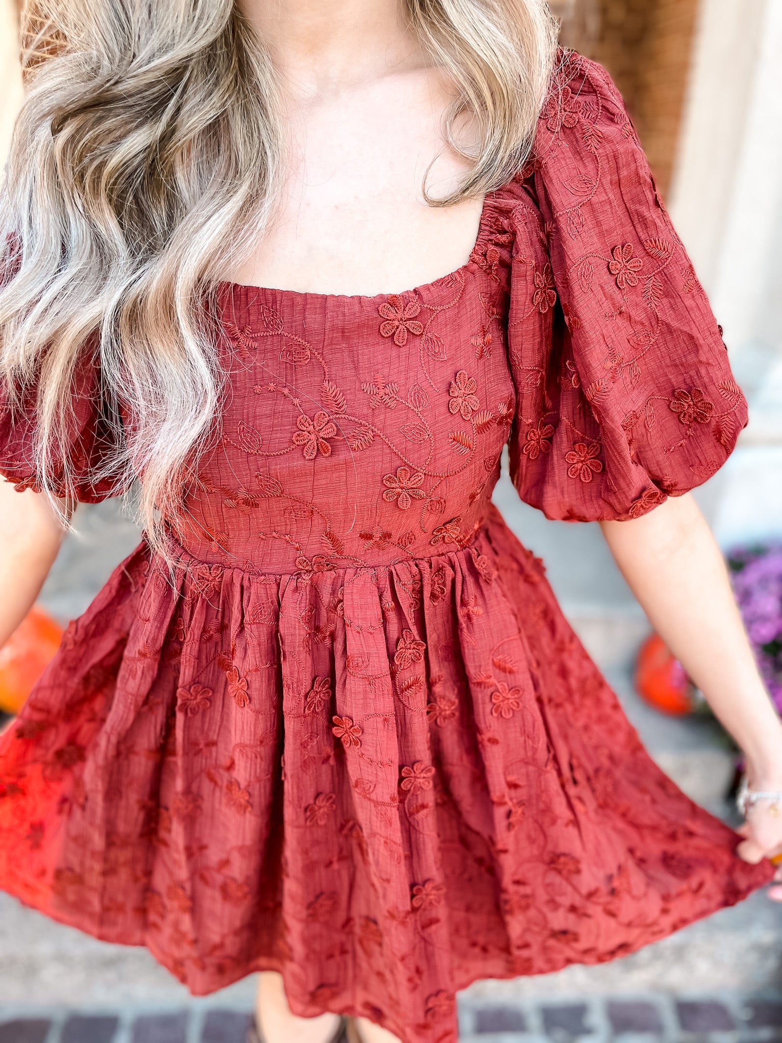 Merlot The Merrier Dress