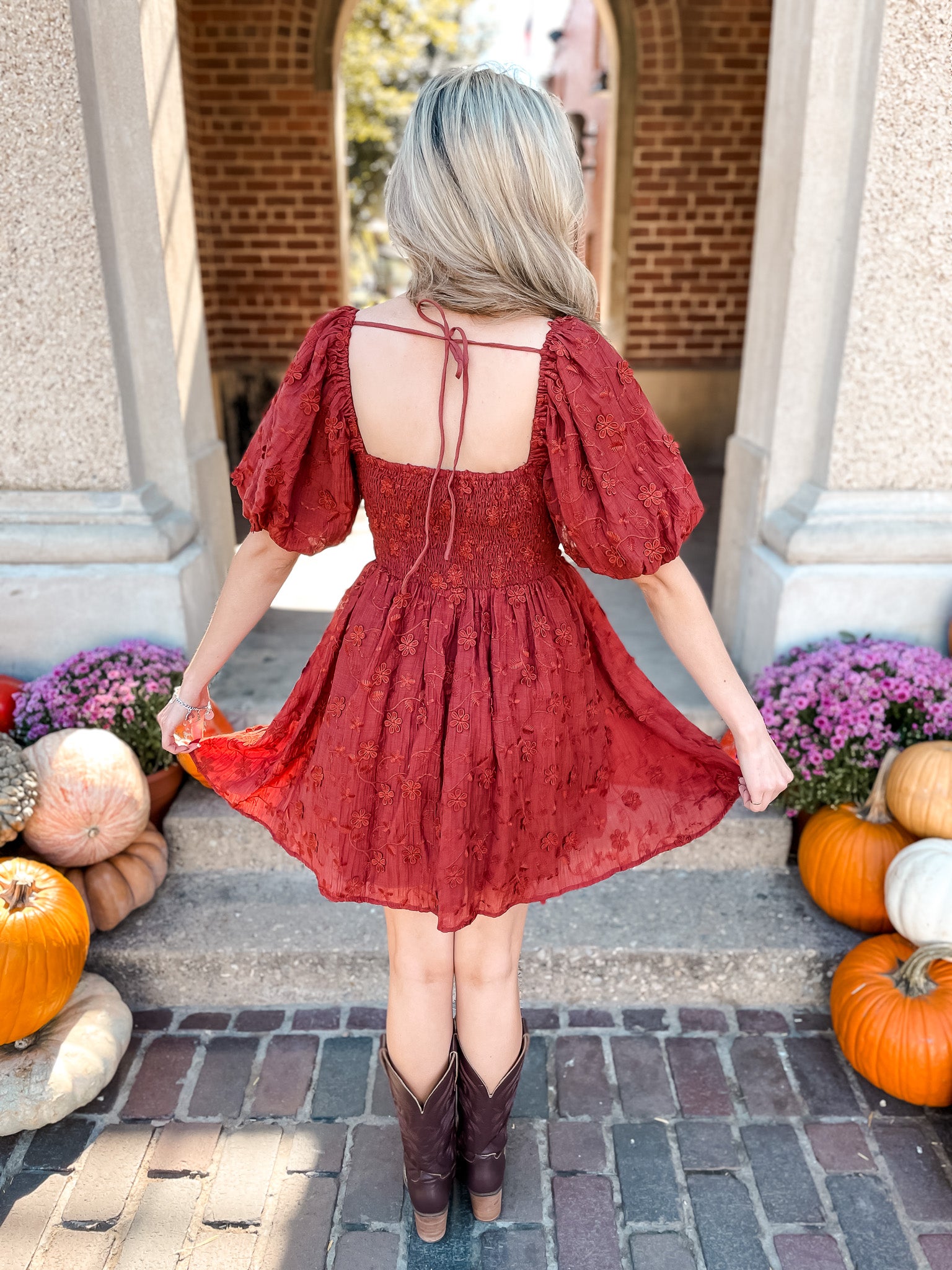 Merlot The Merrier Dress