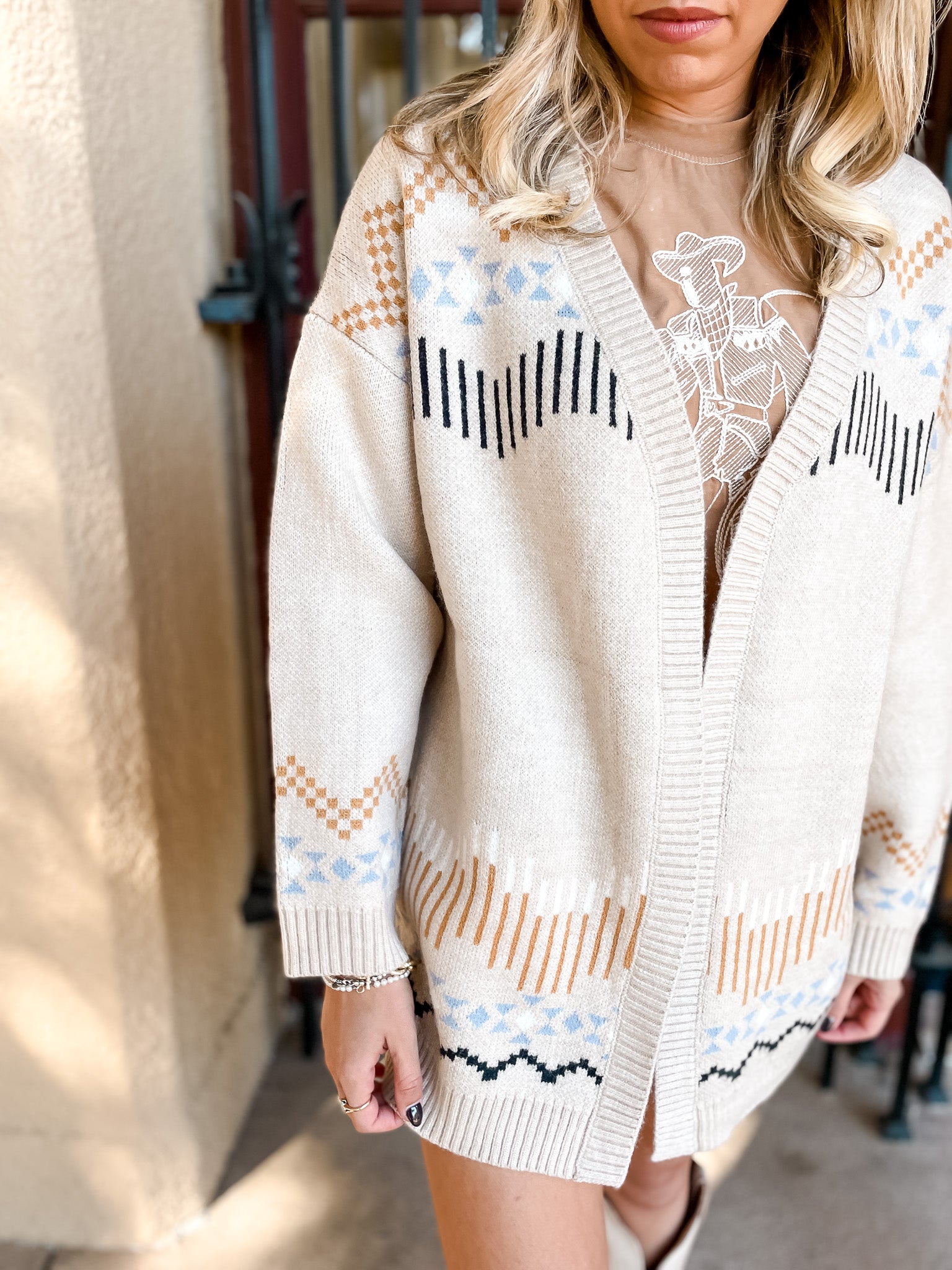 Silhouette Mustangs Cardigan