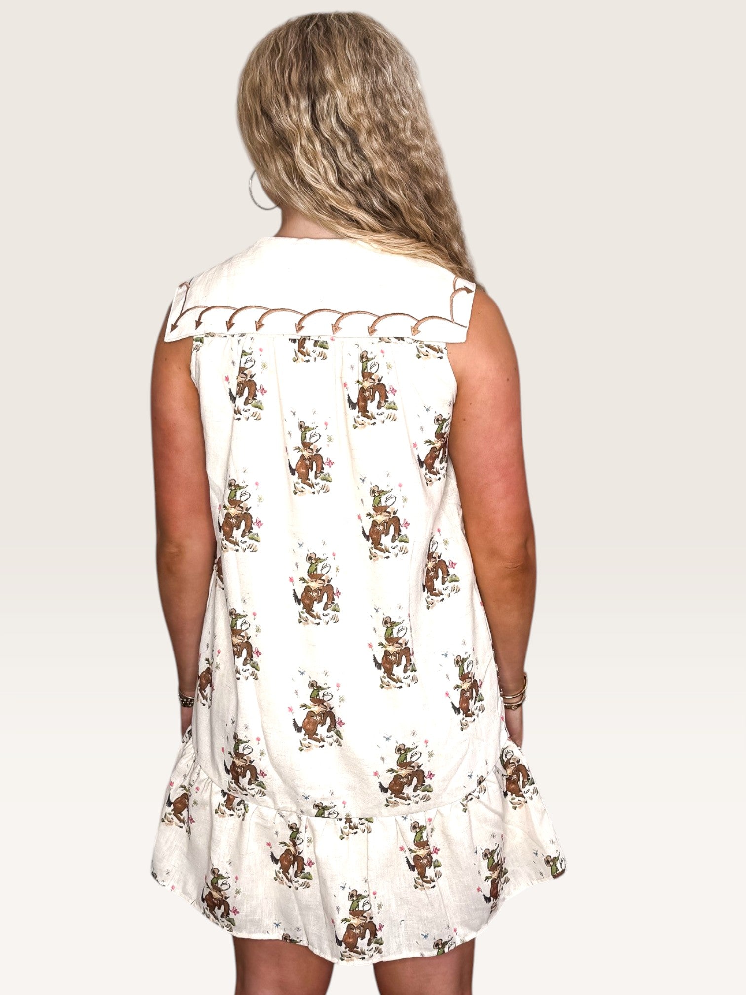 Cowgirl Embroidered Dress