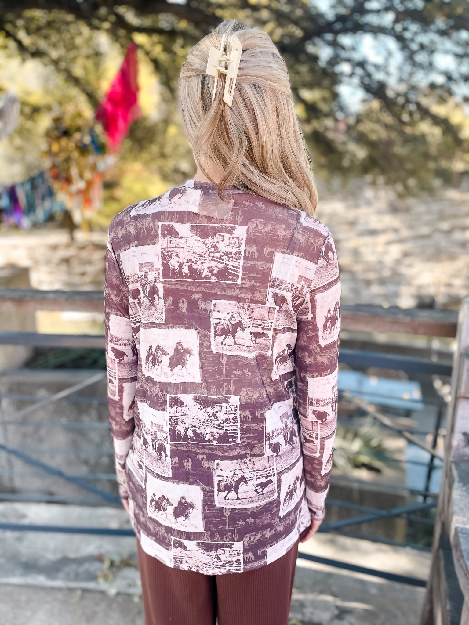 Rodeo Photos Mesh Top